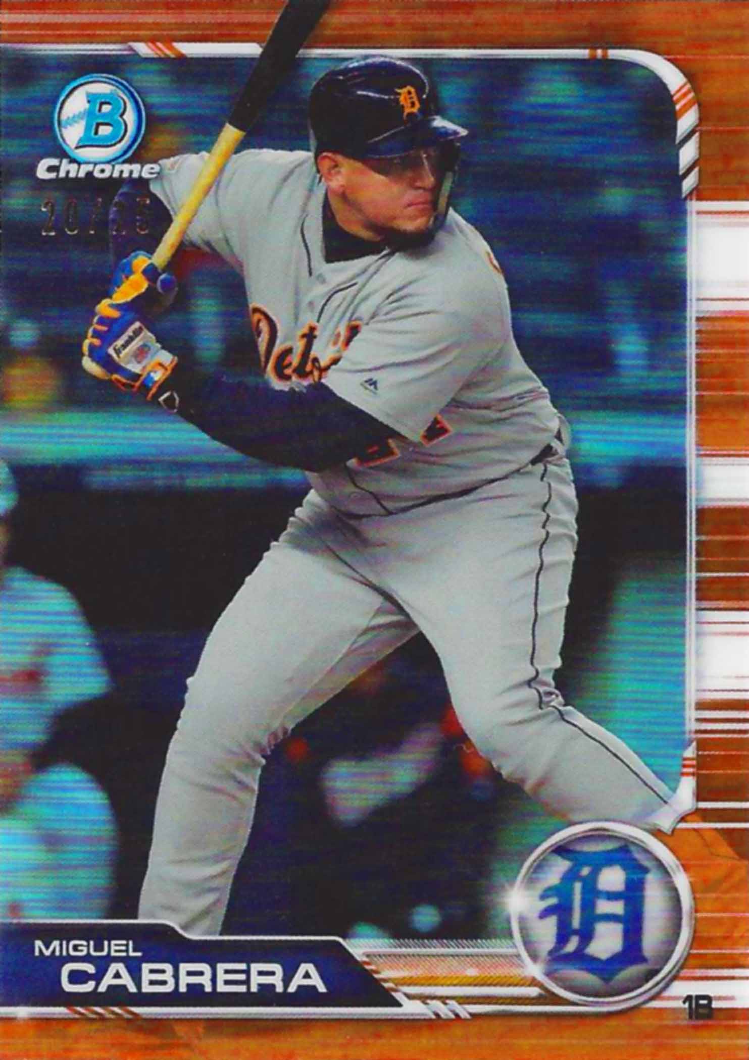 2019 Bowman Chrome Orange Refractors