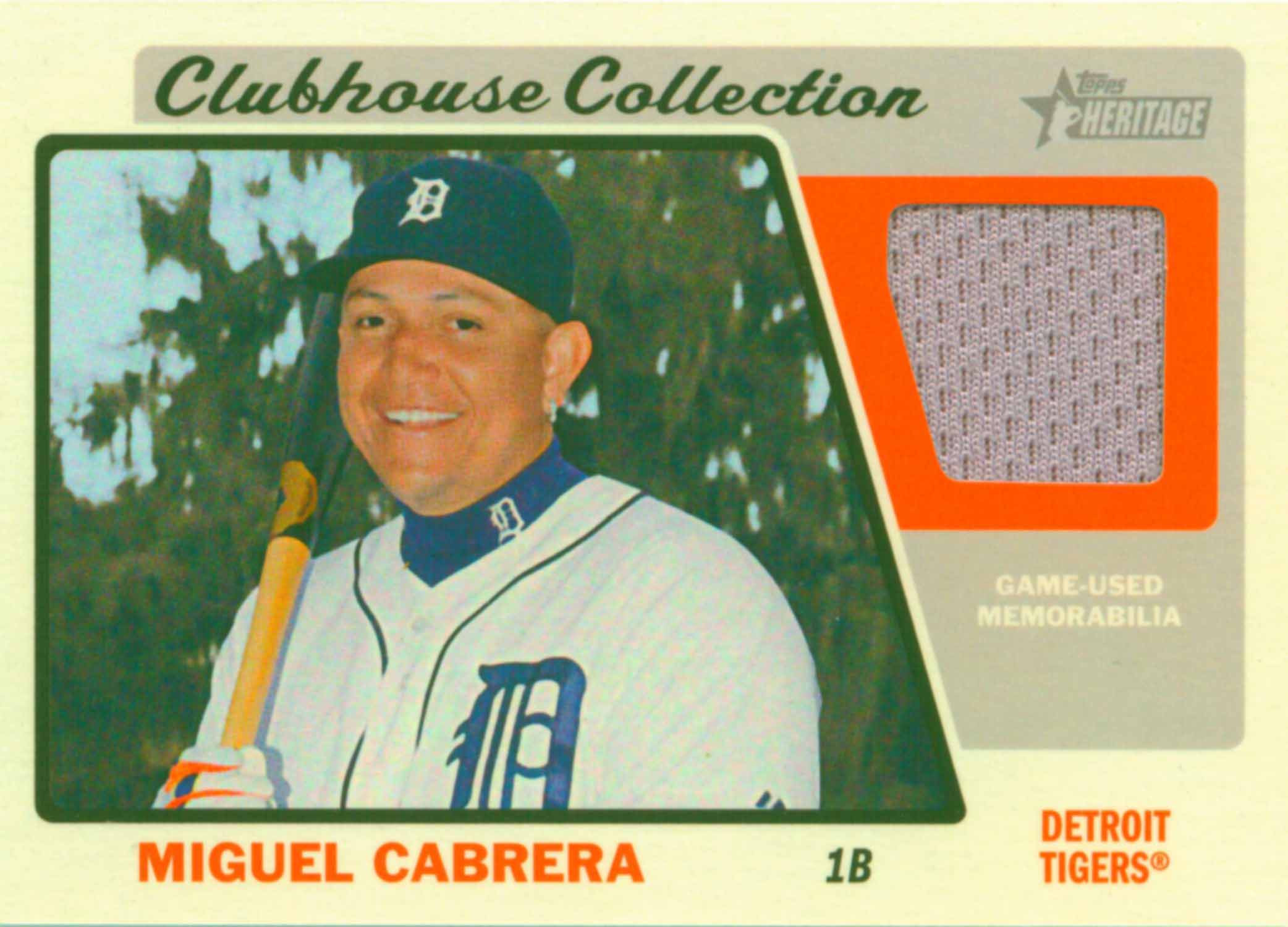 2015 Topps Heritage Clubhouse Collection Relics