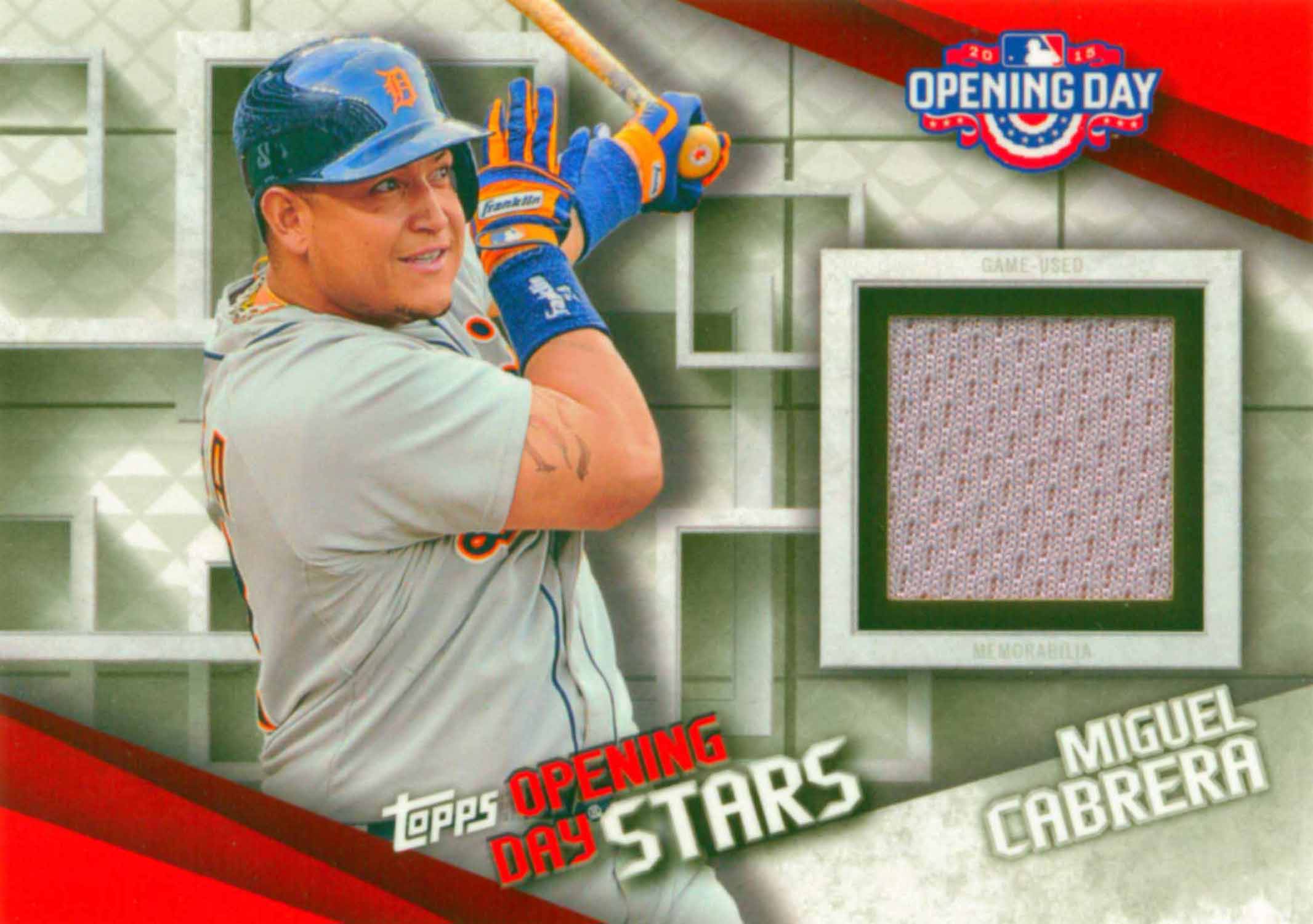 2015 Topps Opening Day Relics