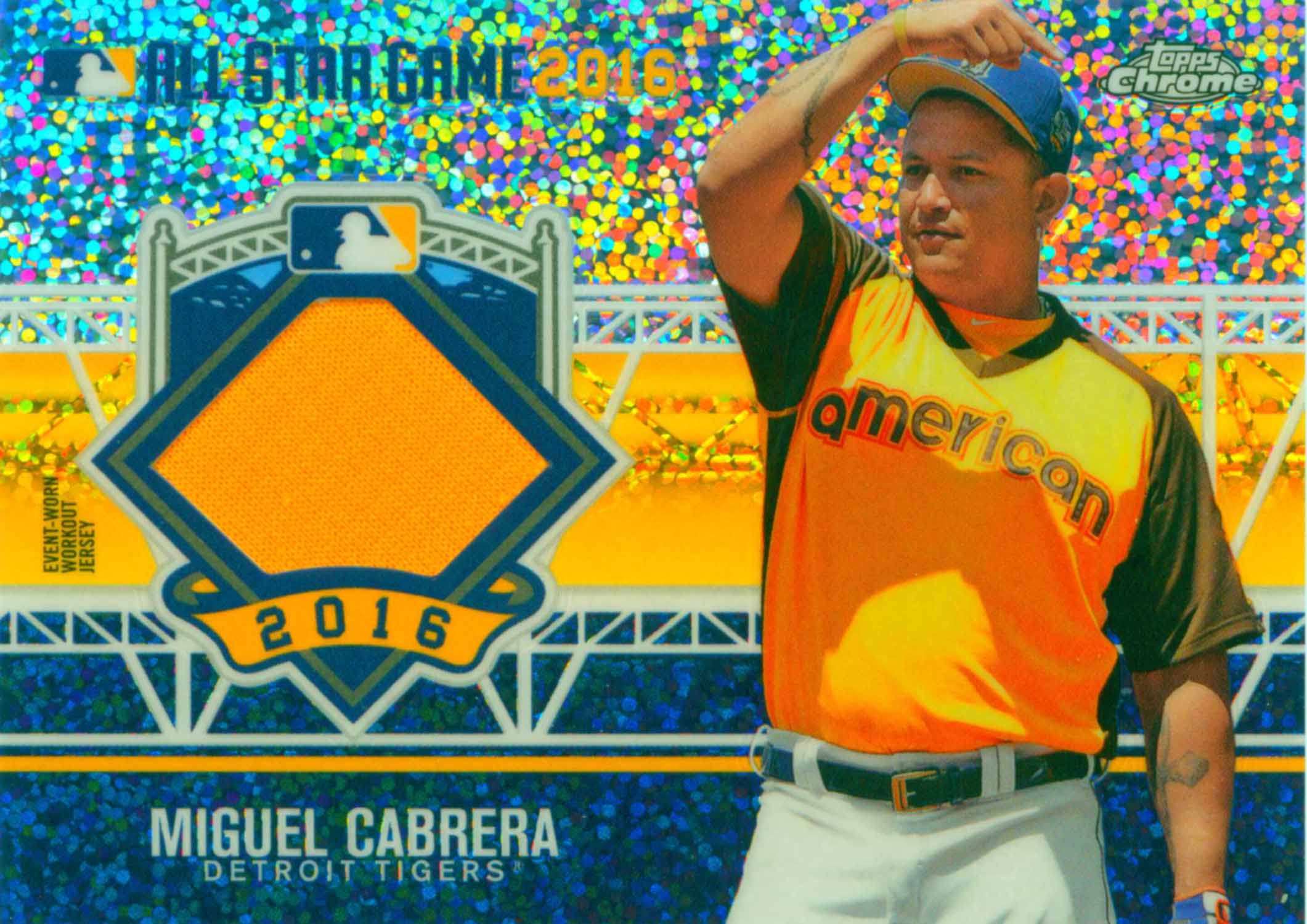 2016 Topps Chrome Holiday Mega Box All Star Stitches