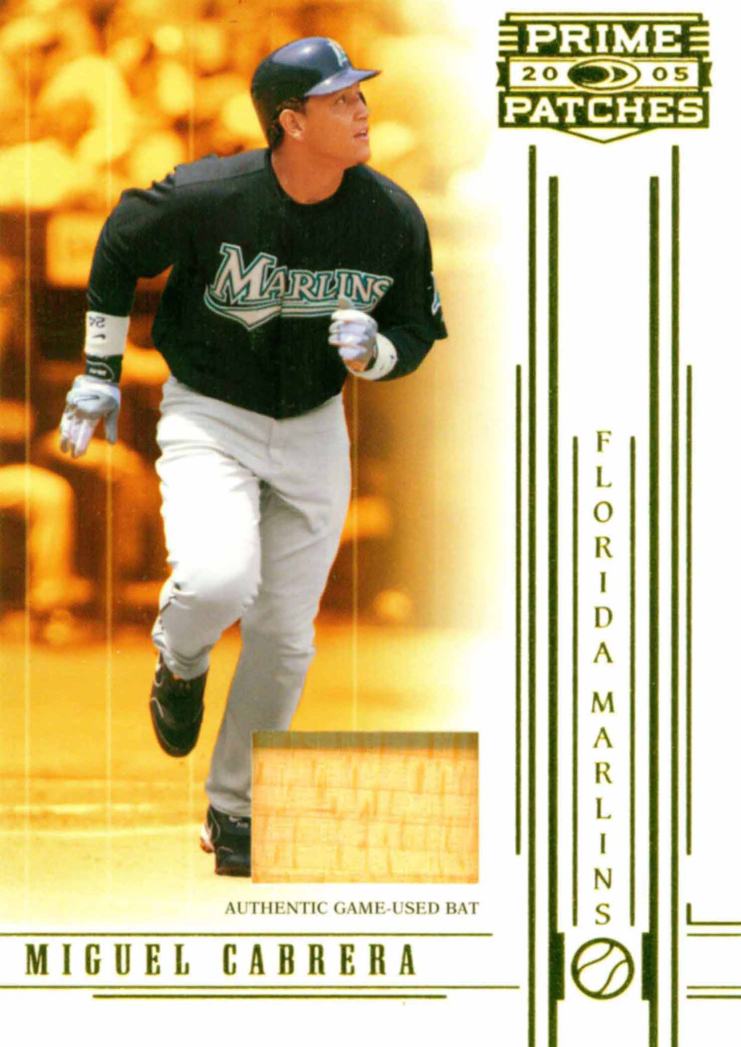 2005 Prime Patches Materials Bat