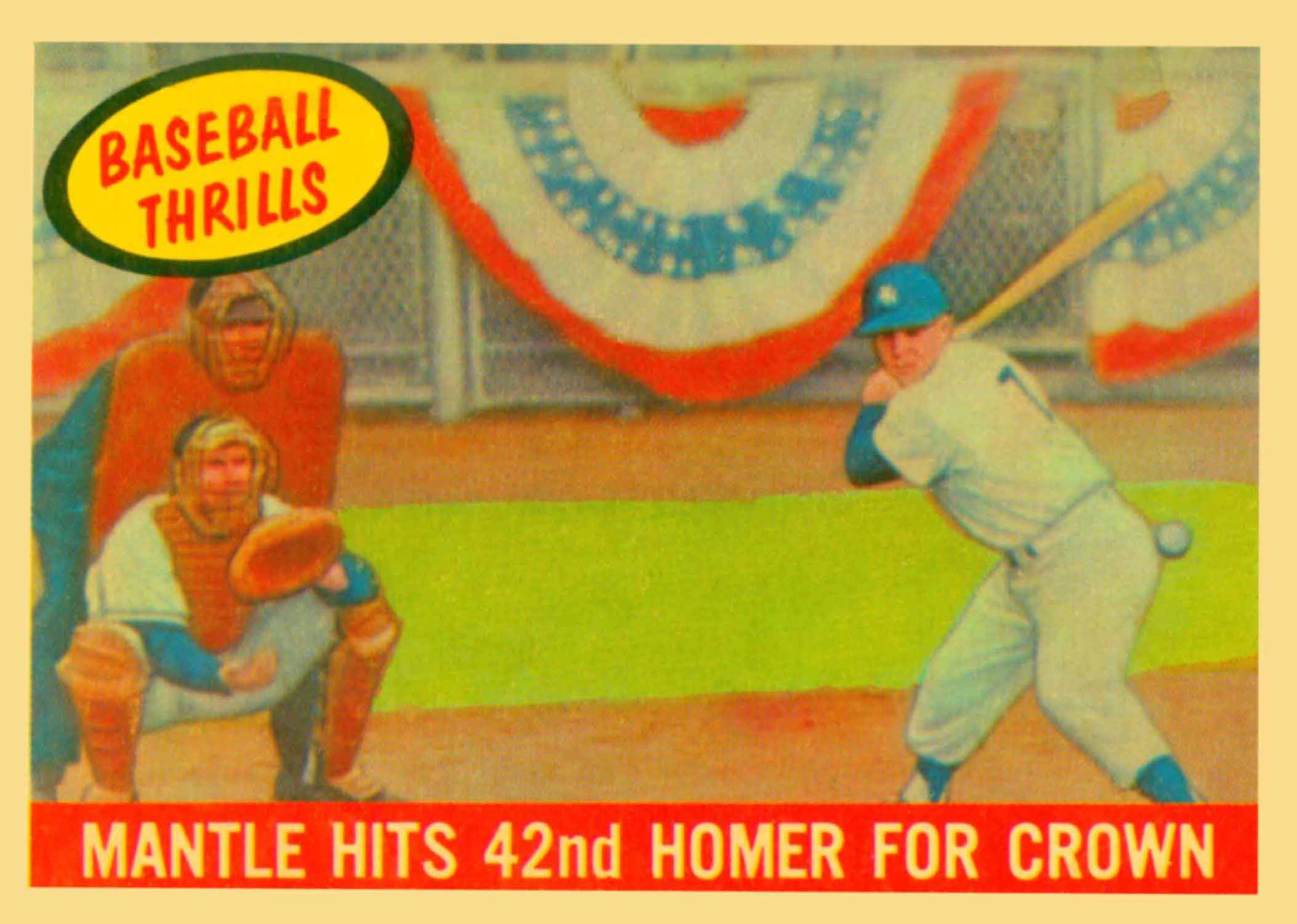 1959 Topps Baseball Thrills