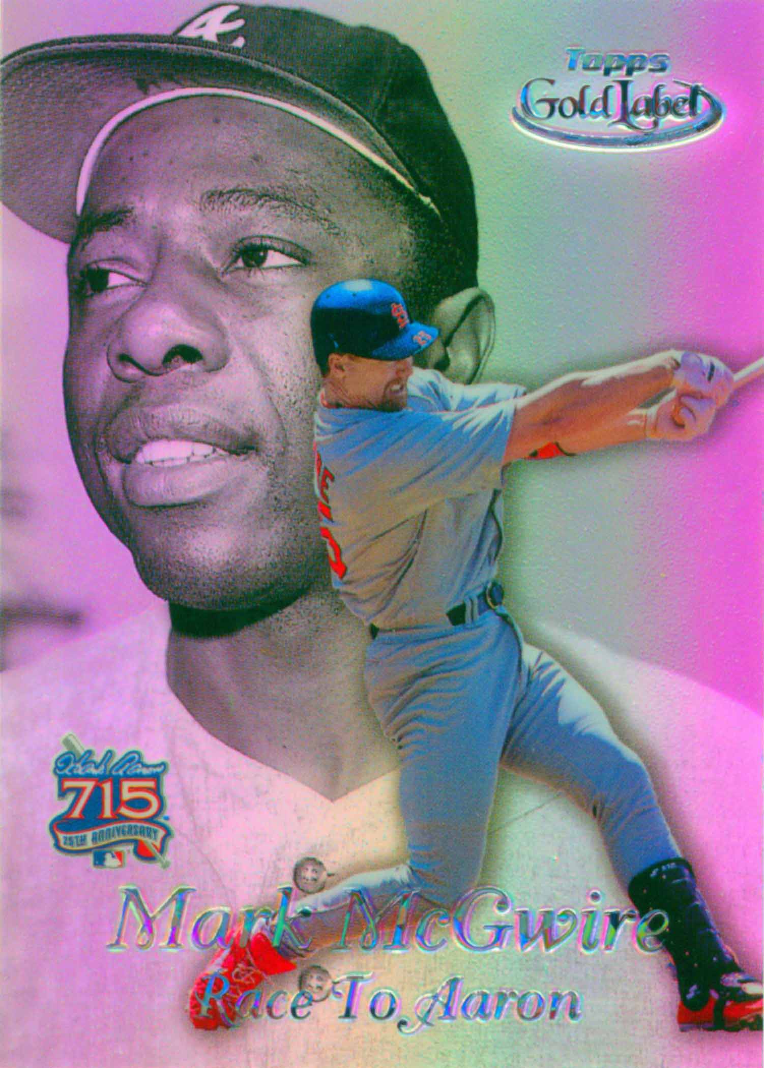 1999 Topps Gold Label Race to Aaron Black