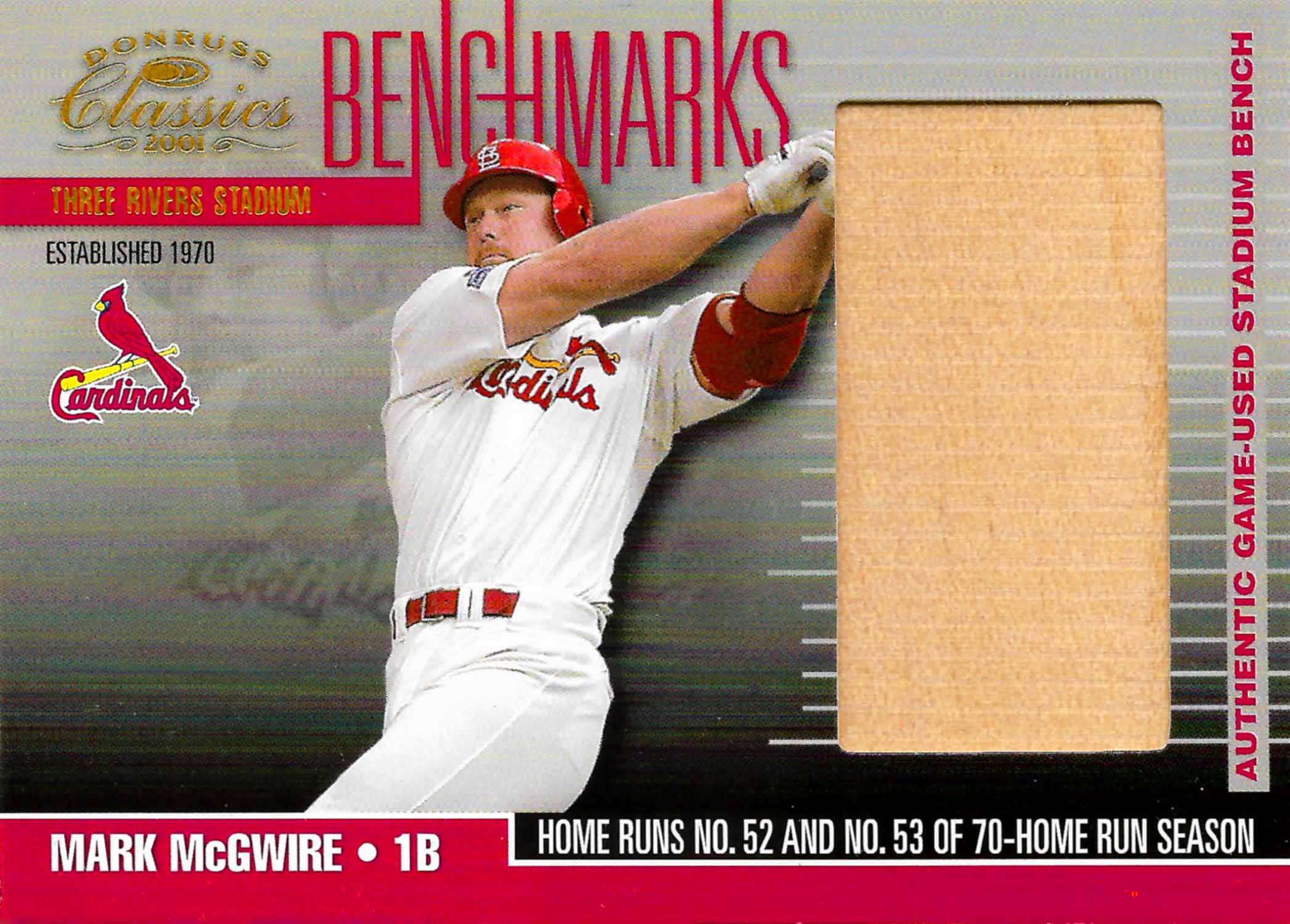 2001 Donruss Classics Benchmarks