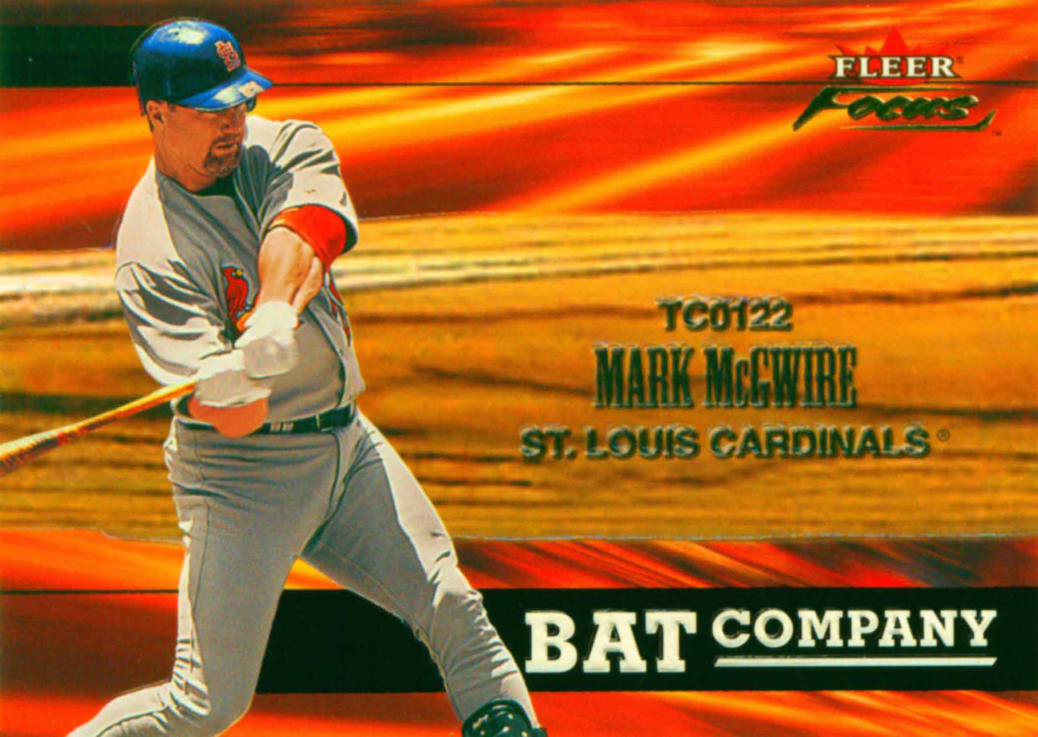 2001 Fleer Focus Bat Company
