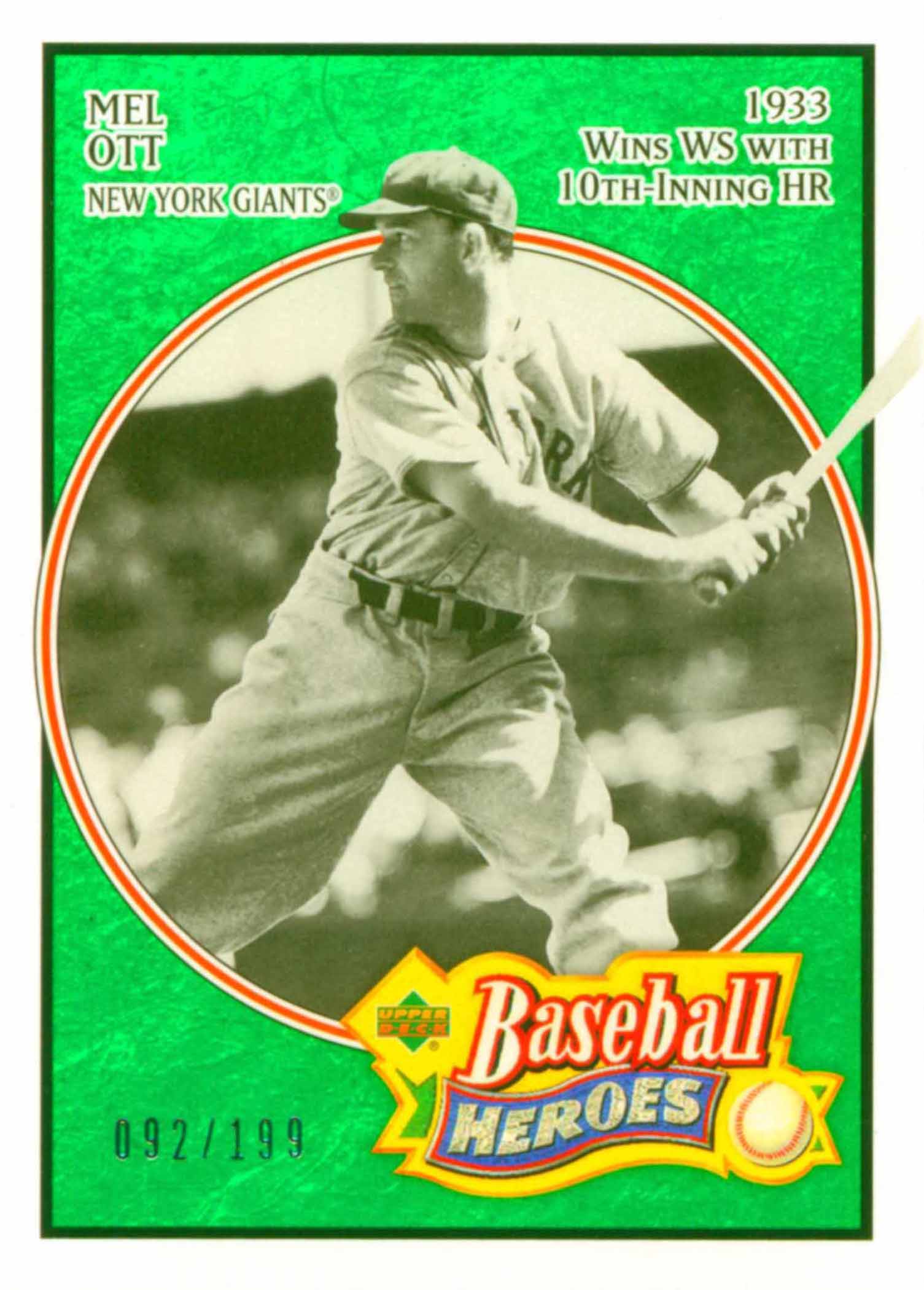 2005 Upper Deck Baseball Heroes Emerald