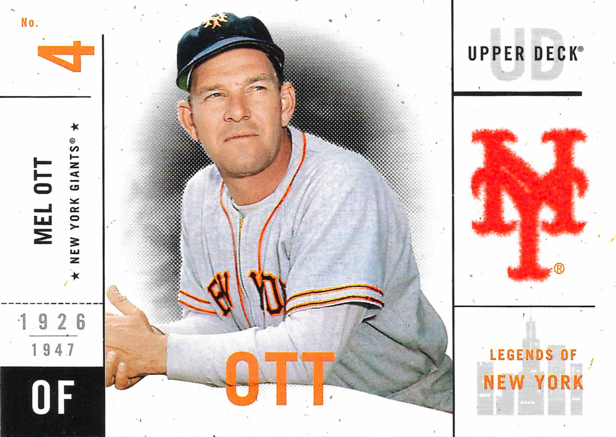 2001 Upper Deck Legends of New York