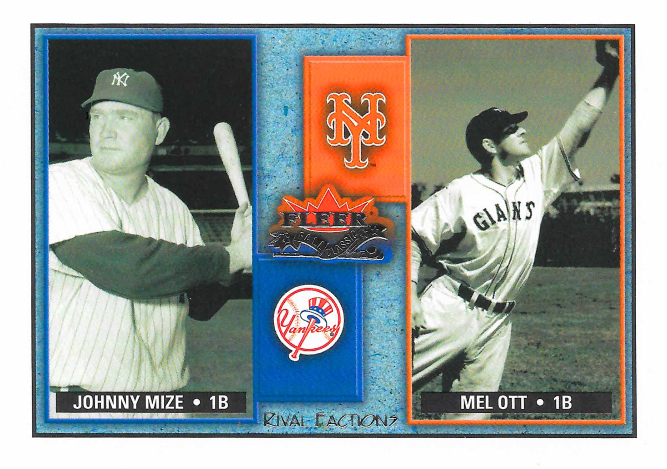 2002 Fleer Fall Classics Rival Factions Retail