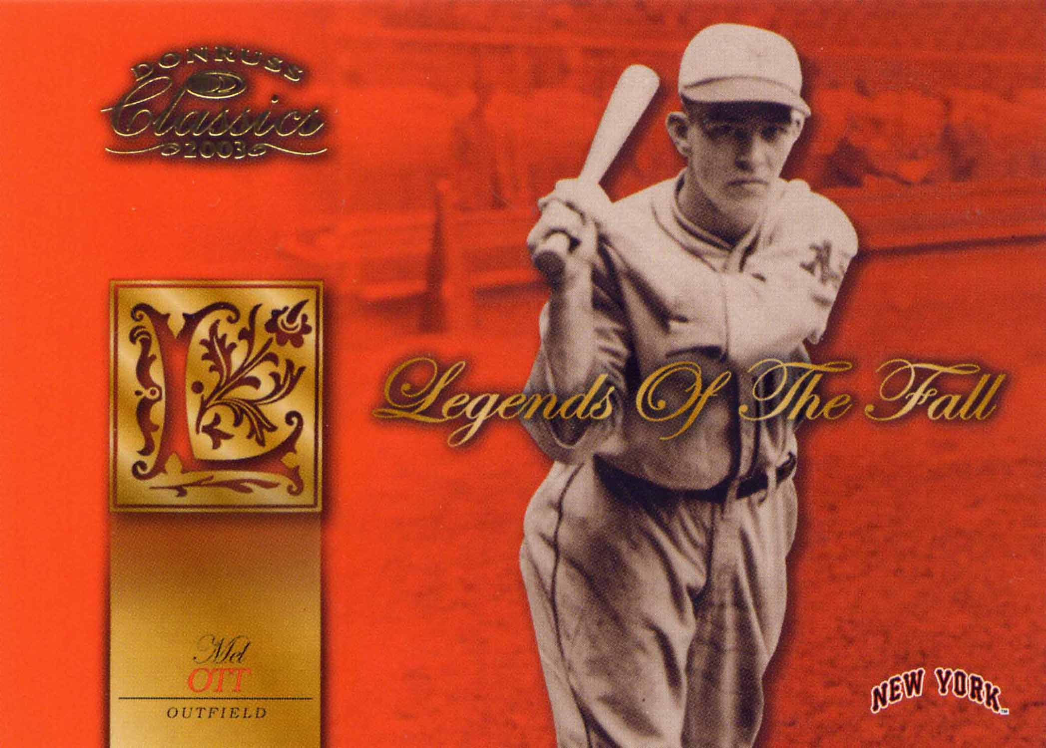 2003 Donruss Classics Legends of the Fall