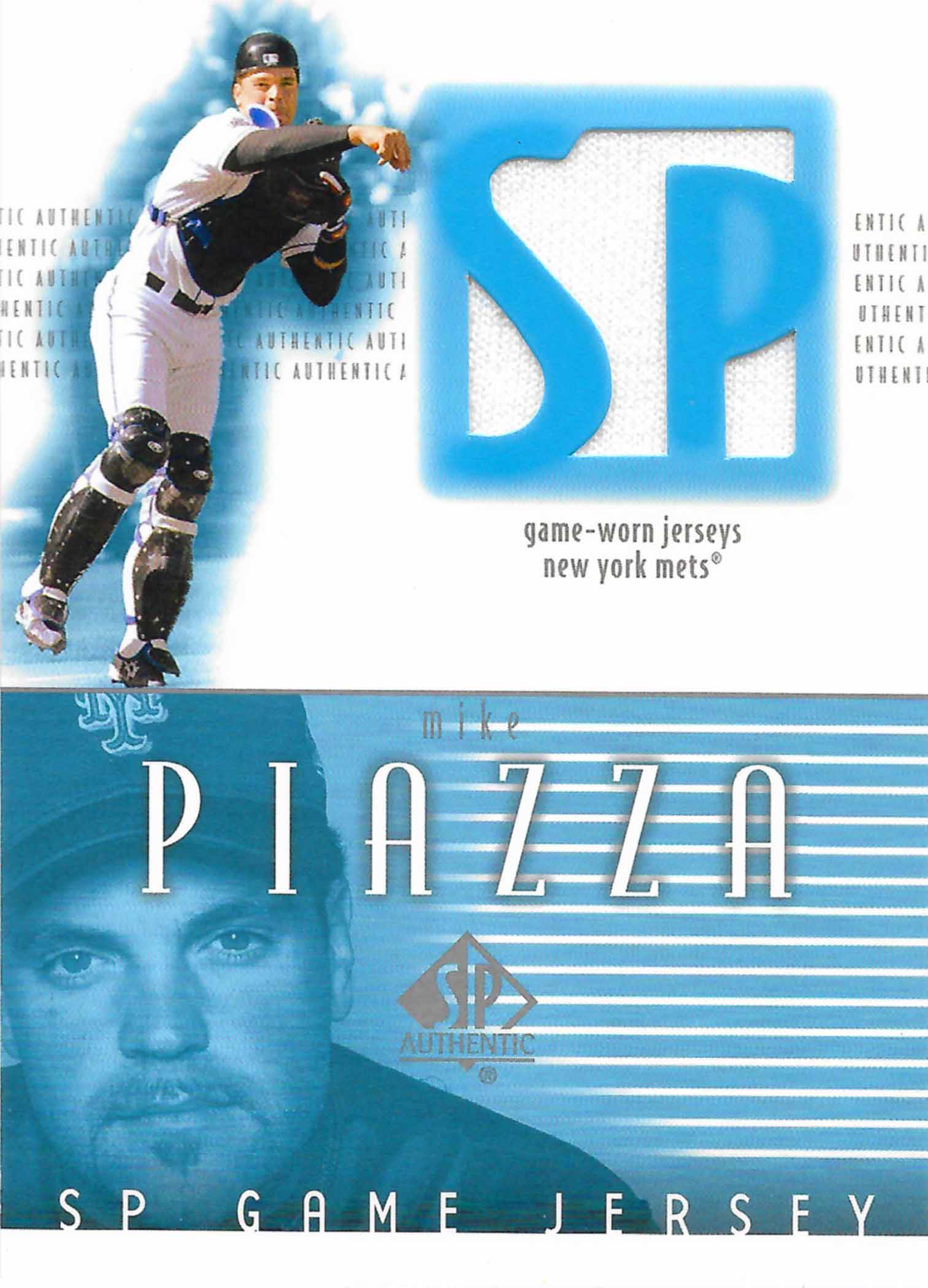 2002 SP Authentic Game Jersey
