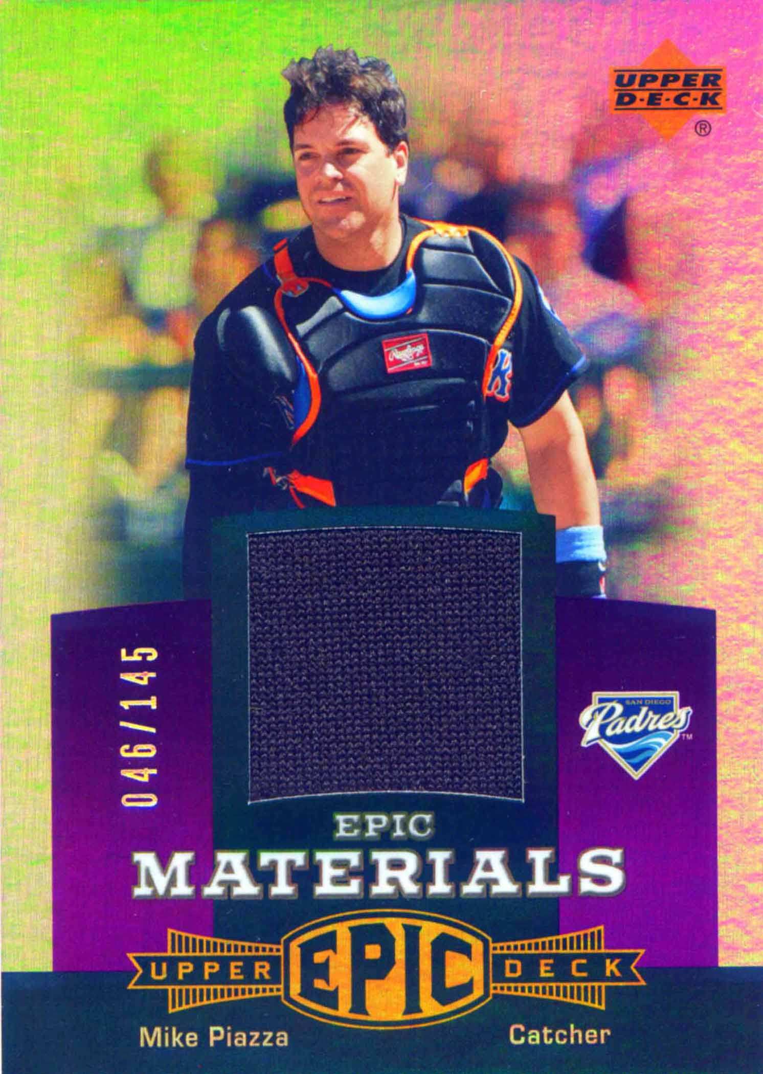 2006 Upper Deck Epic Materials Dark Purple Jersey