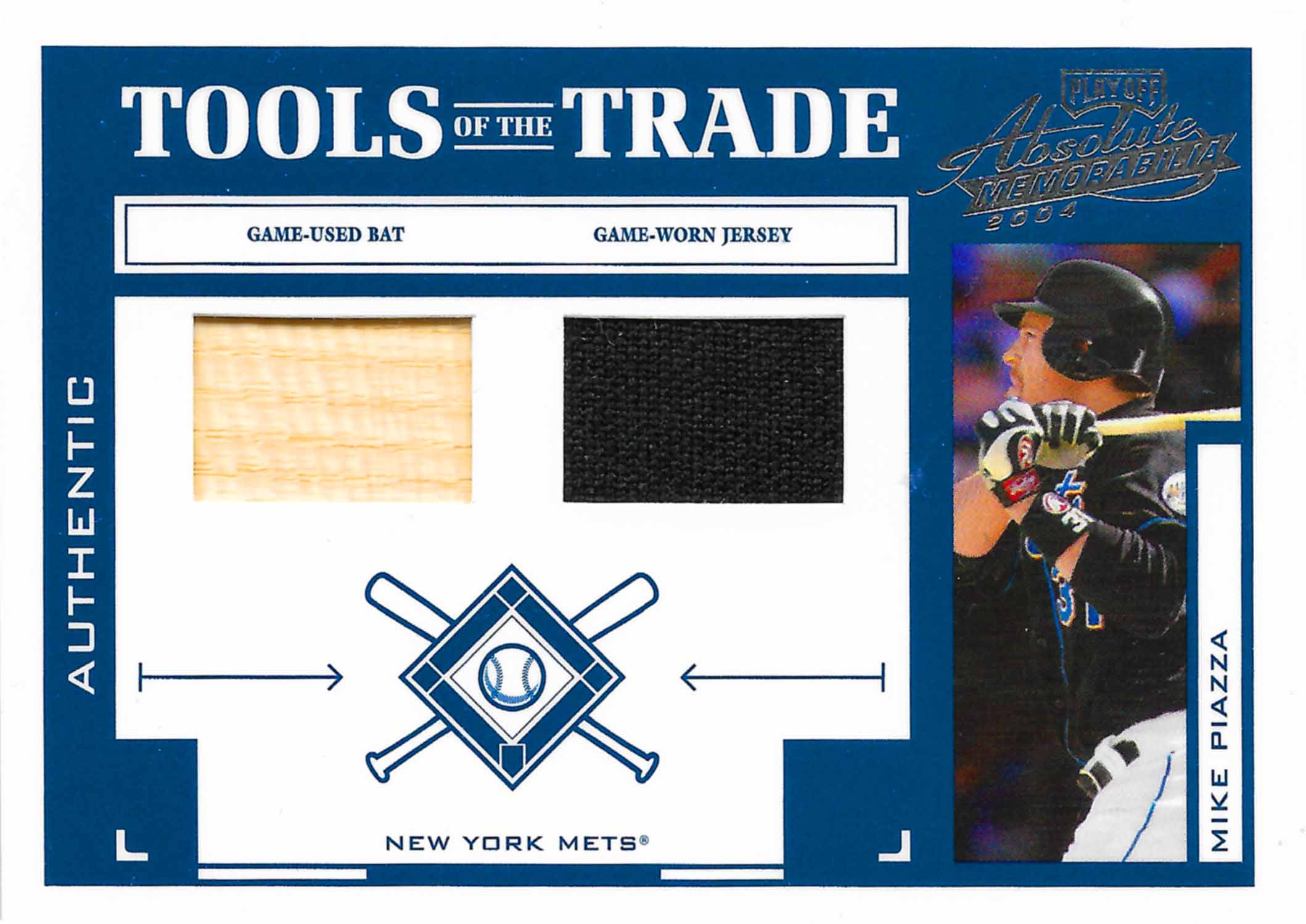 2004 Absolute Memorabilia Tools of the Trade Material Combo Bat-Jersey