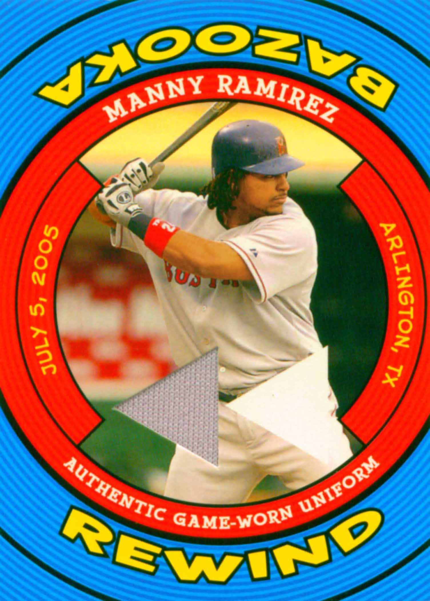 2006 Bazooka Rewind Relics Uniform