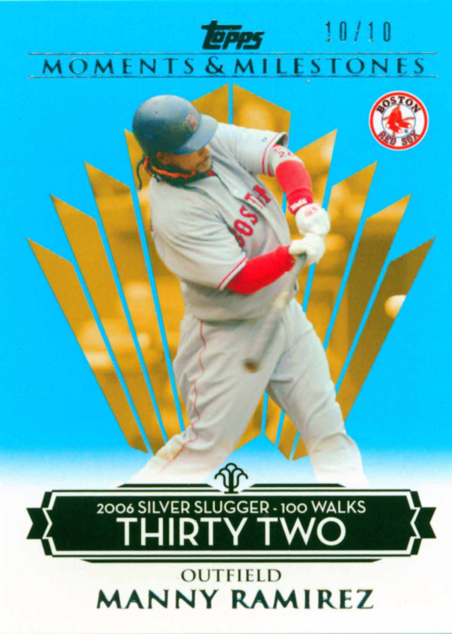 2008 Topps Moments and Milestones Blue