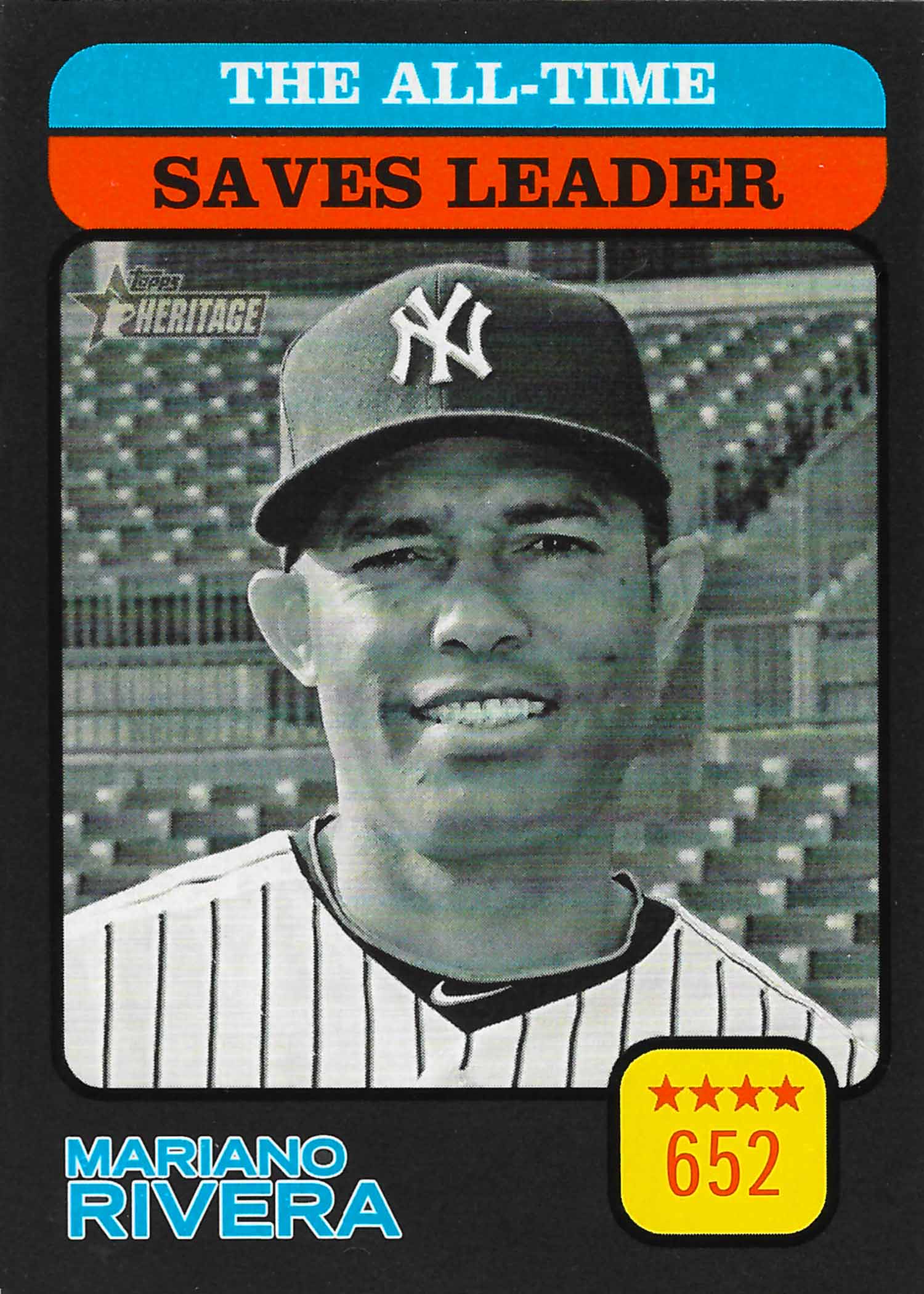 2022 Topps Heritage Black Border All-Time Saves Leader