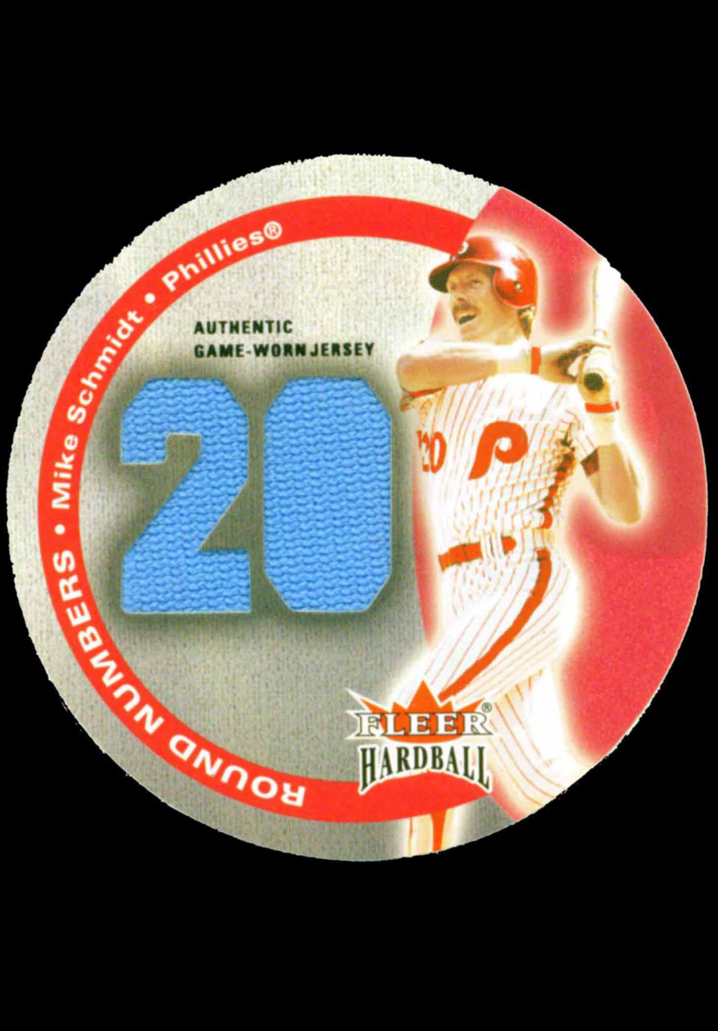 2003 Fleer Hardball Round Numbers Game Used Jersey