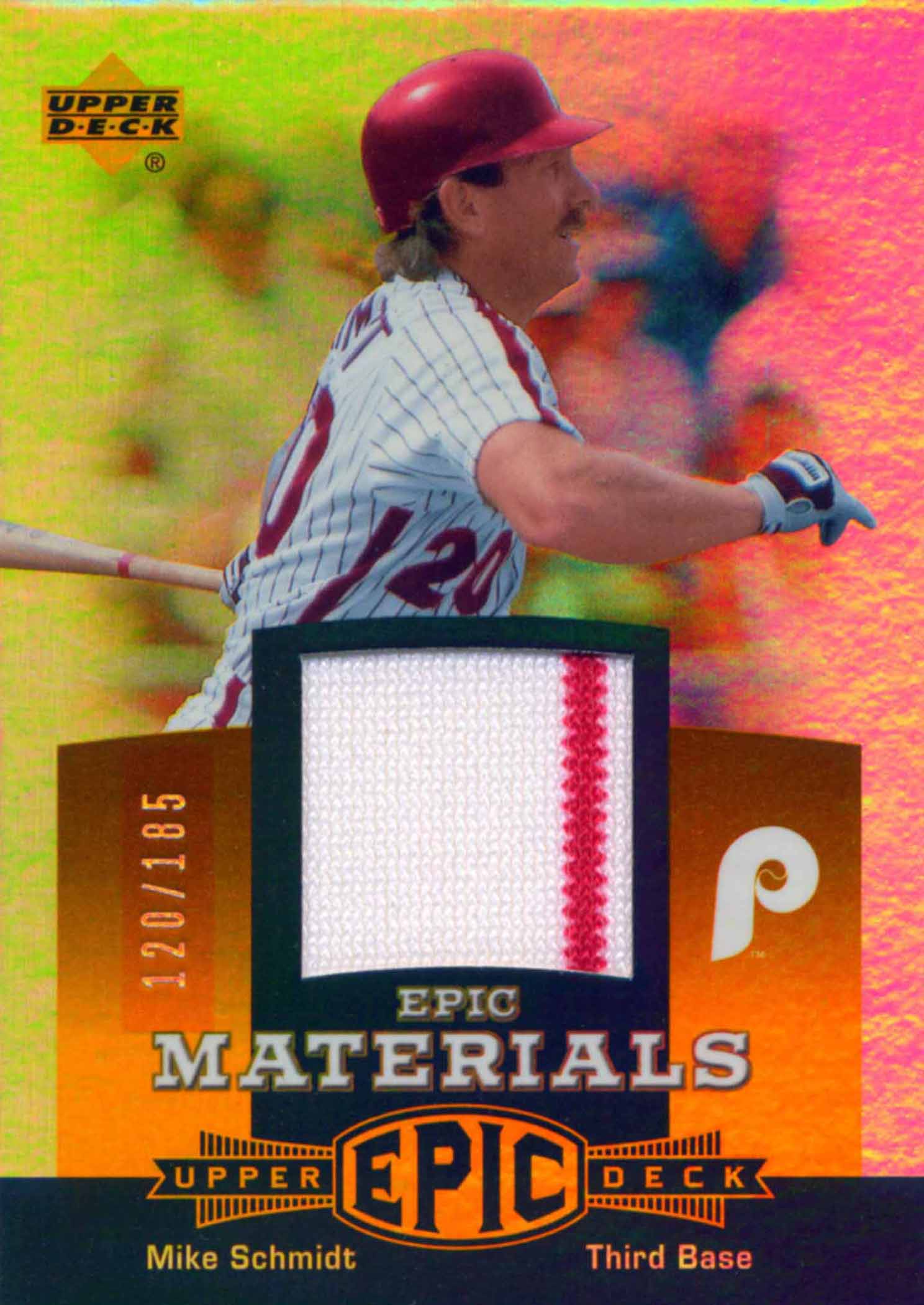 2006 Upper Deck Epic Materials Orange Jersey
