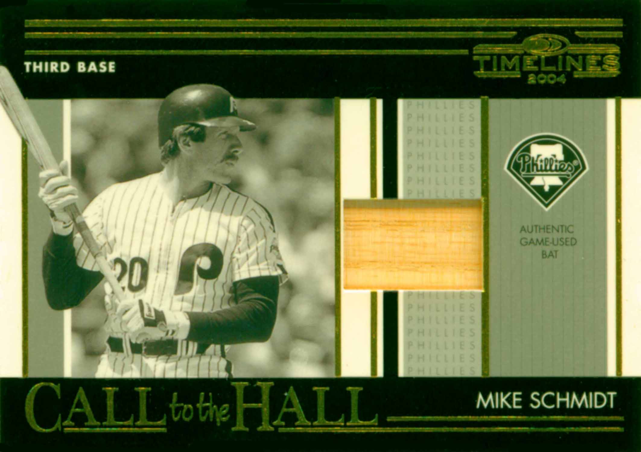 2004 Donruss Timelines Call to the Hall Material Bat