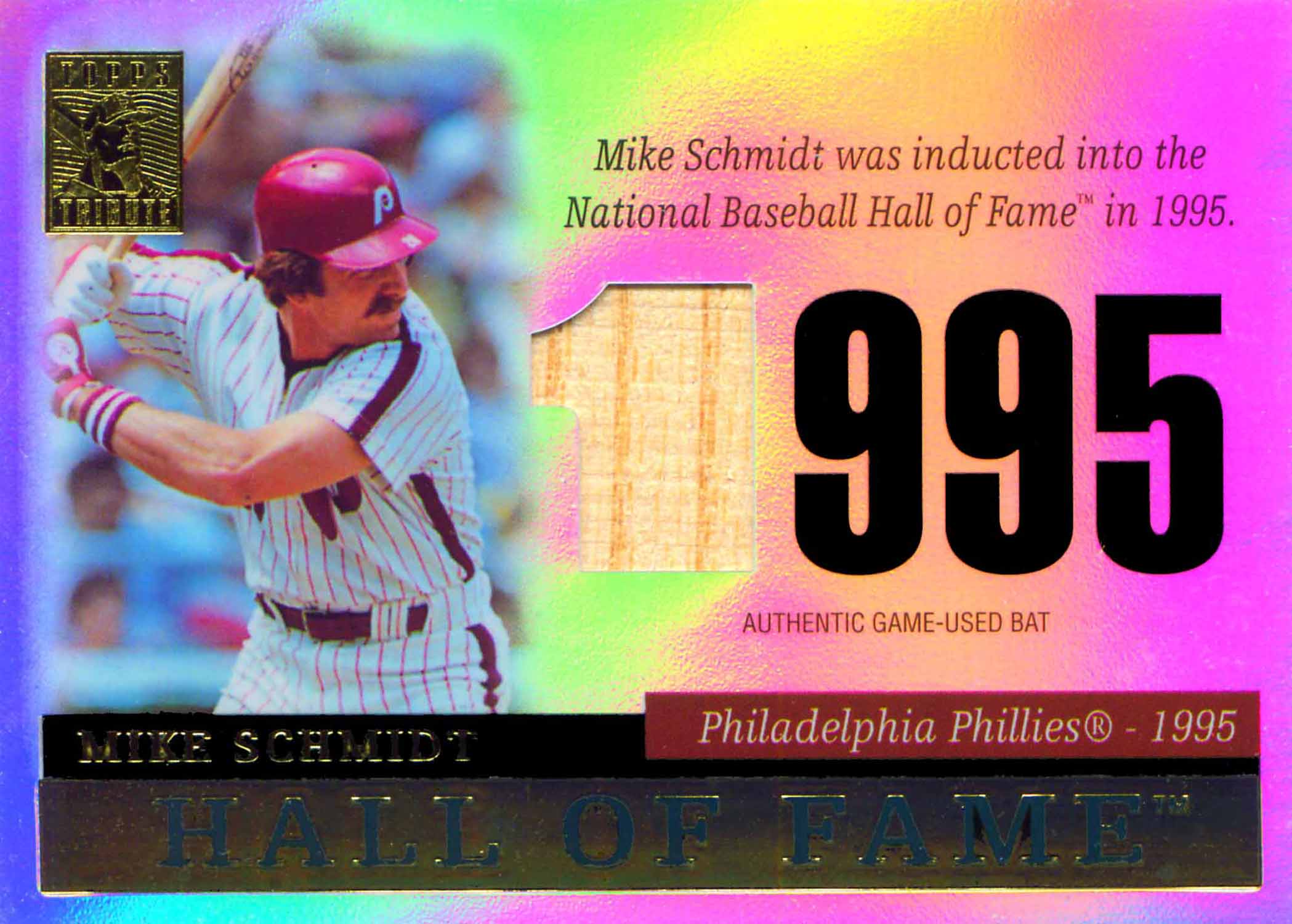 2004 Topps Tribute Hall of Fame Relics Bat