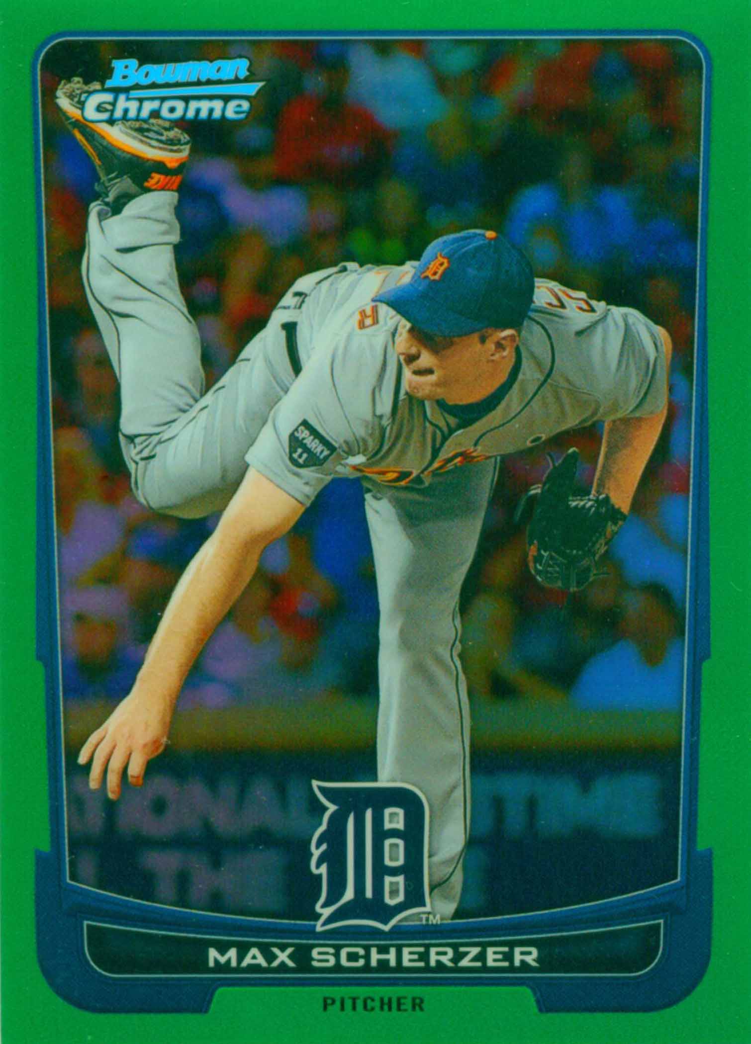2012 Bowman Chrome Green Refractors