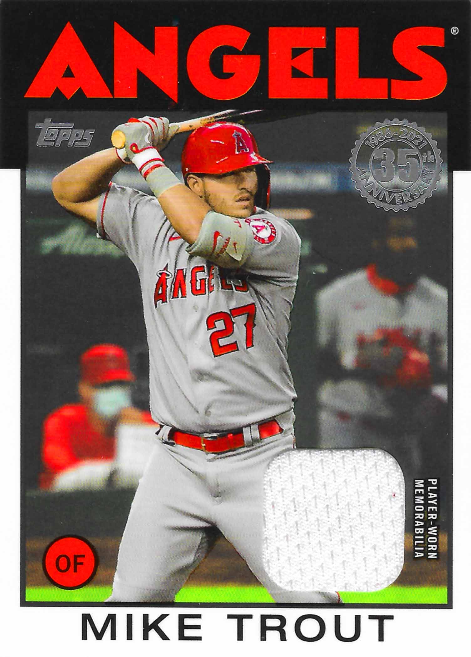 2021 Topps '86 Topps Relics