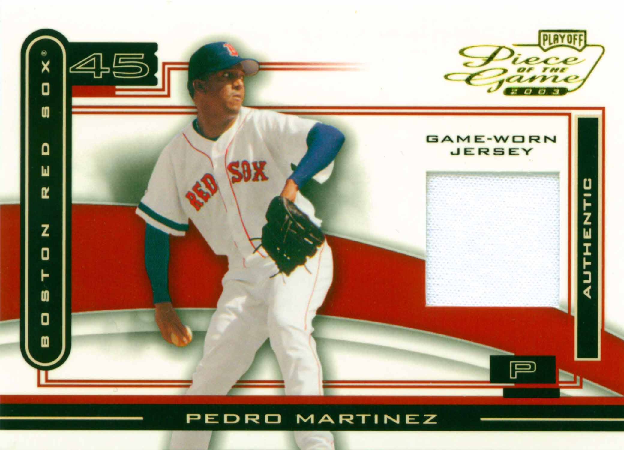 2003 Playoff Piece of the Game Jersey