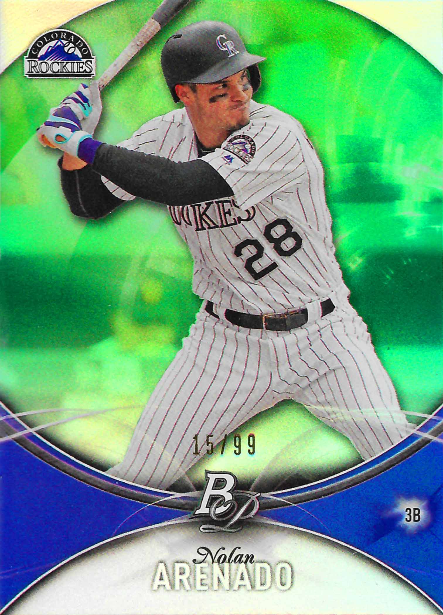 2016 Bowman Platinum Green