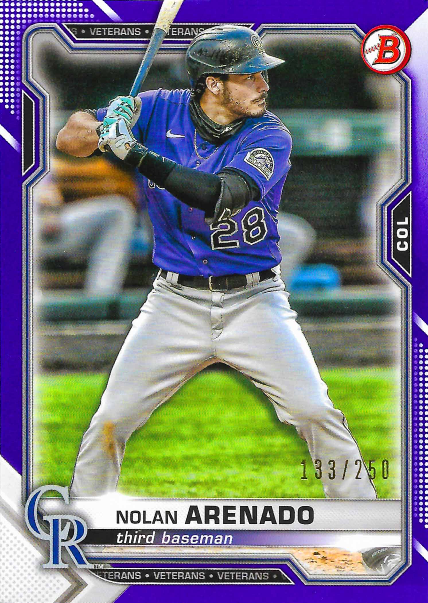 2021 Bowman Purple