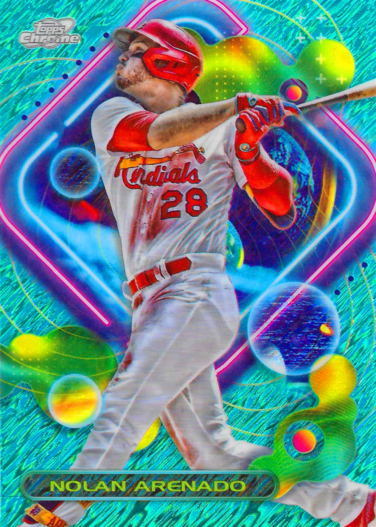 2023 Topps Cosmic Chrome Aqua Equinox Refractors