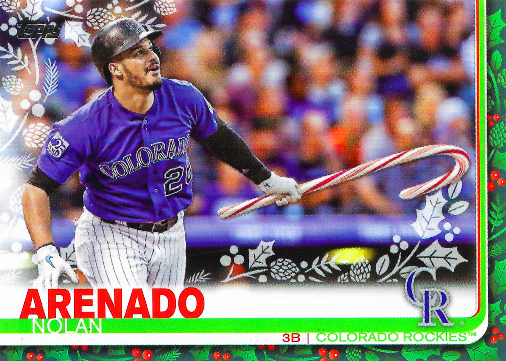 2019 Topps Walmart Holiday Photo Variations