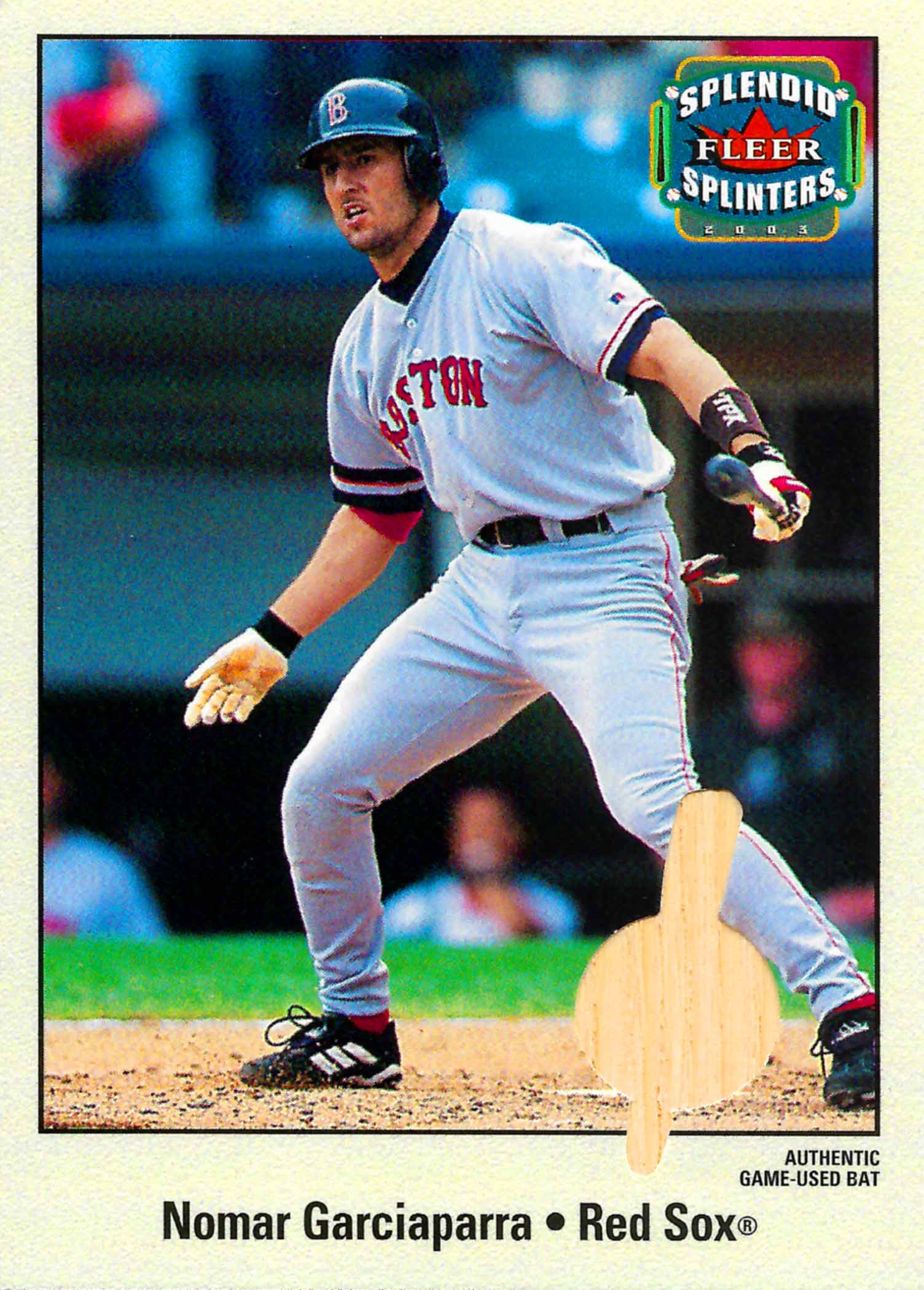 2003 Fleer Splendid Splinters Wood Game Bat