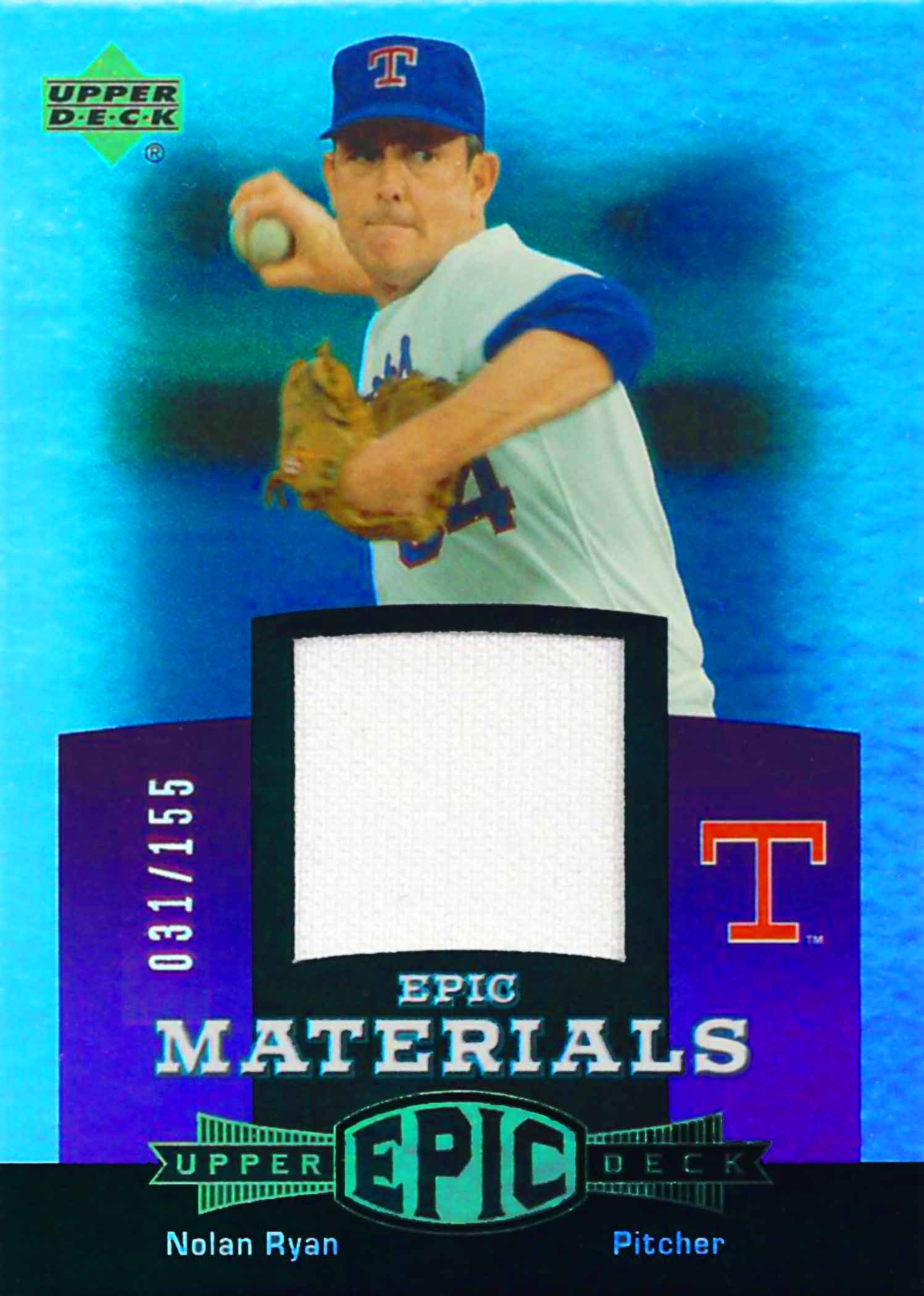 2006 Upper Deck Epic Materials Light Purple Jersey