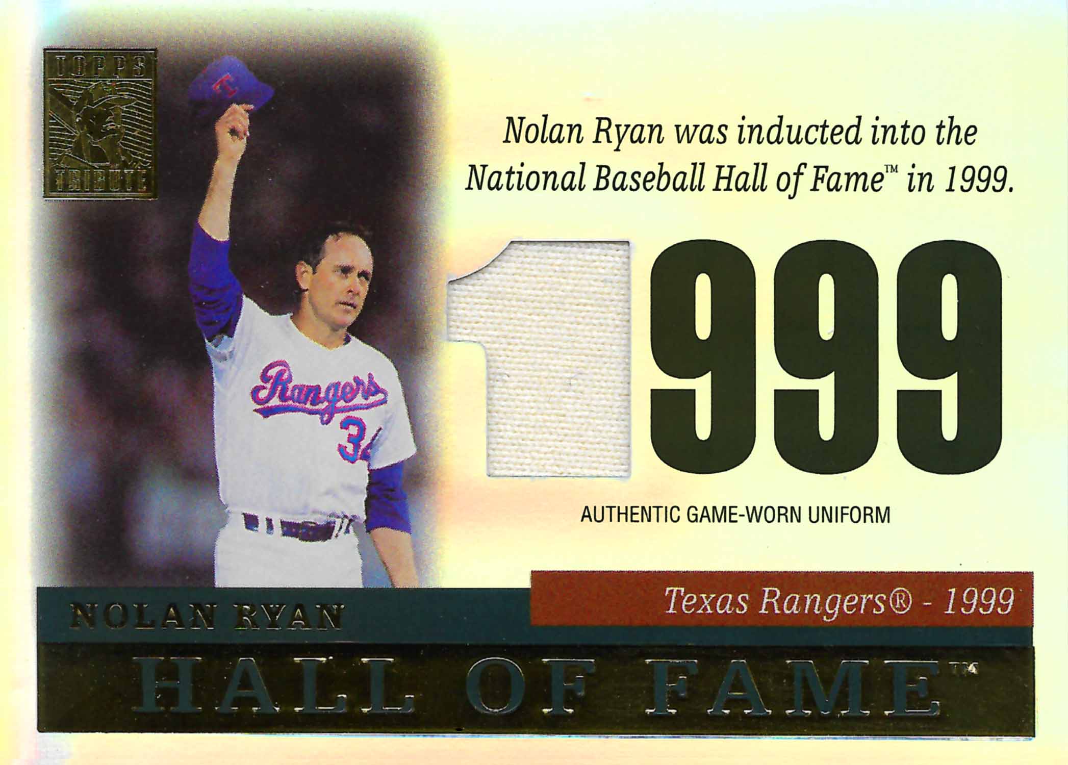 2004 Topps Tribute HOF Relics Uniform