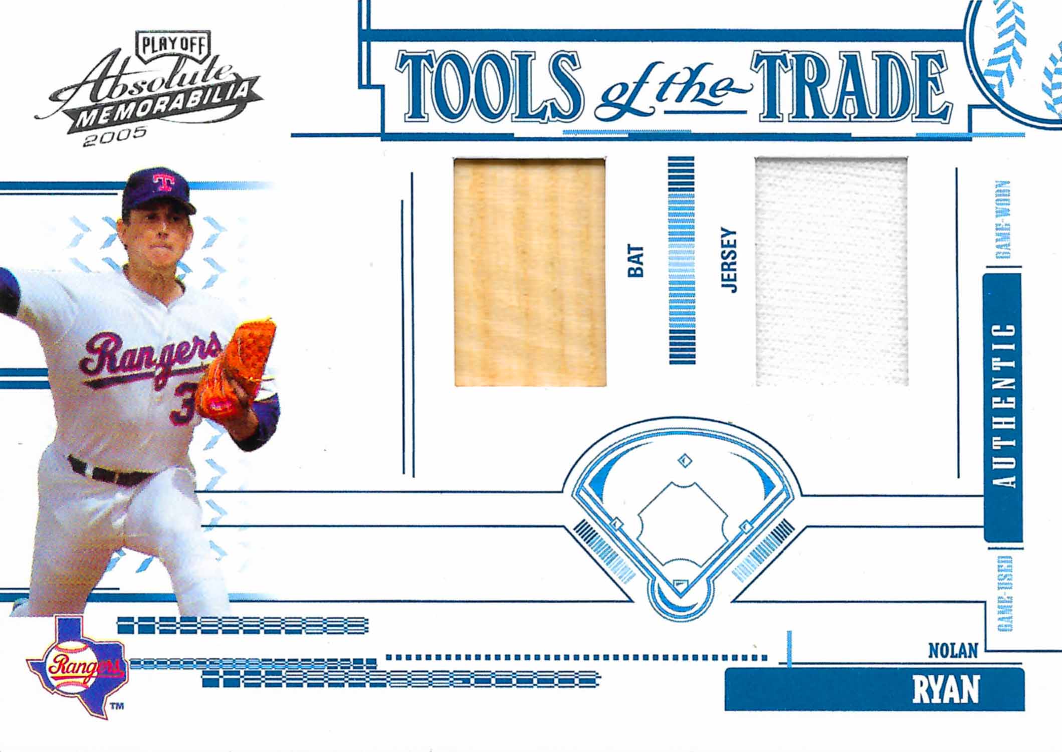 2005 Absolute Memorabilia Tools of the Trade Swatch Double Bat-Jersey