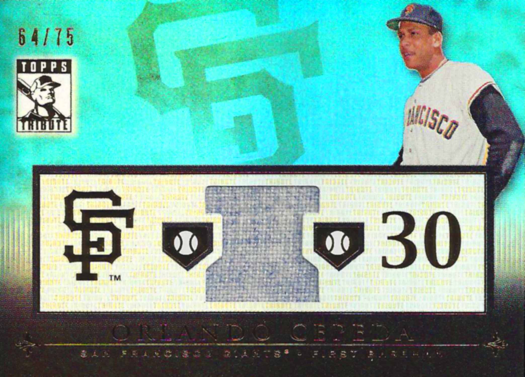 2010 Topps Tribute Relics Blue