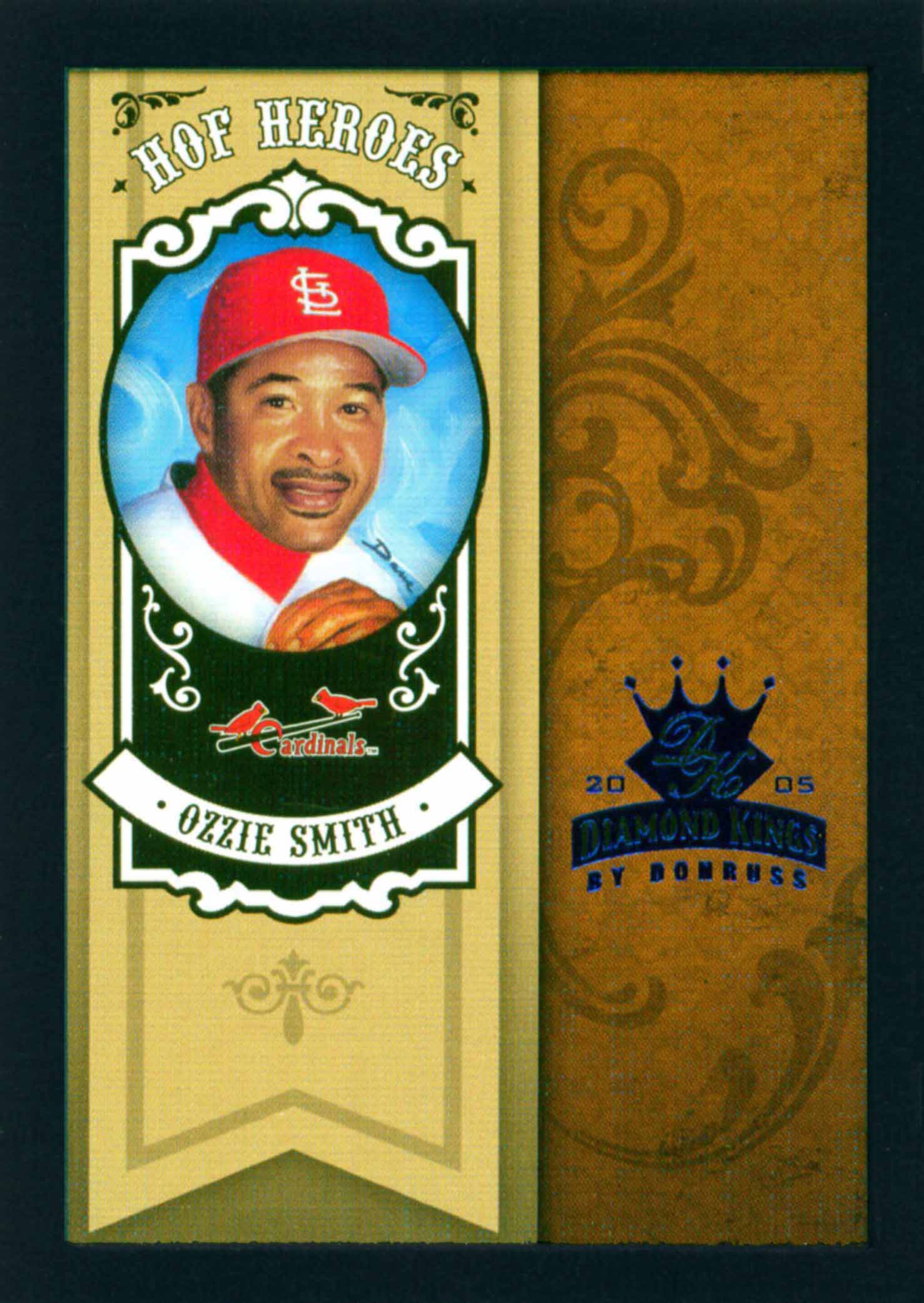 2005 Diamond Kings Hall of Fame Heroes Framed Blue