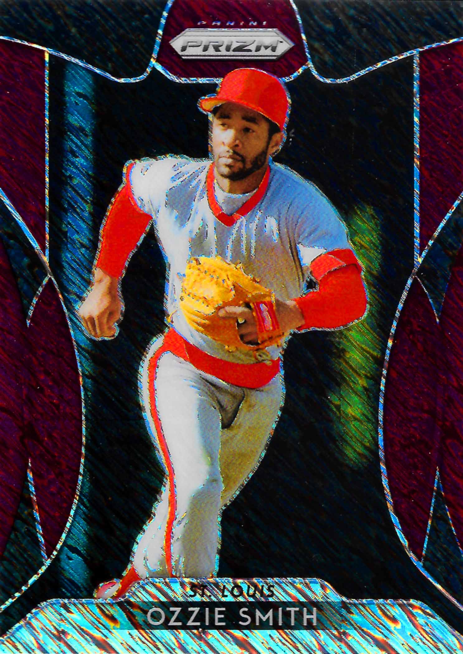 2019 Panini Prizm Prizms Burgandy Shimmer