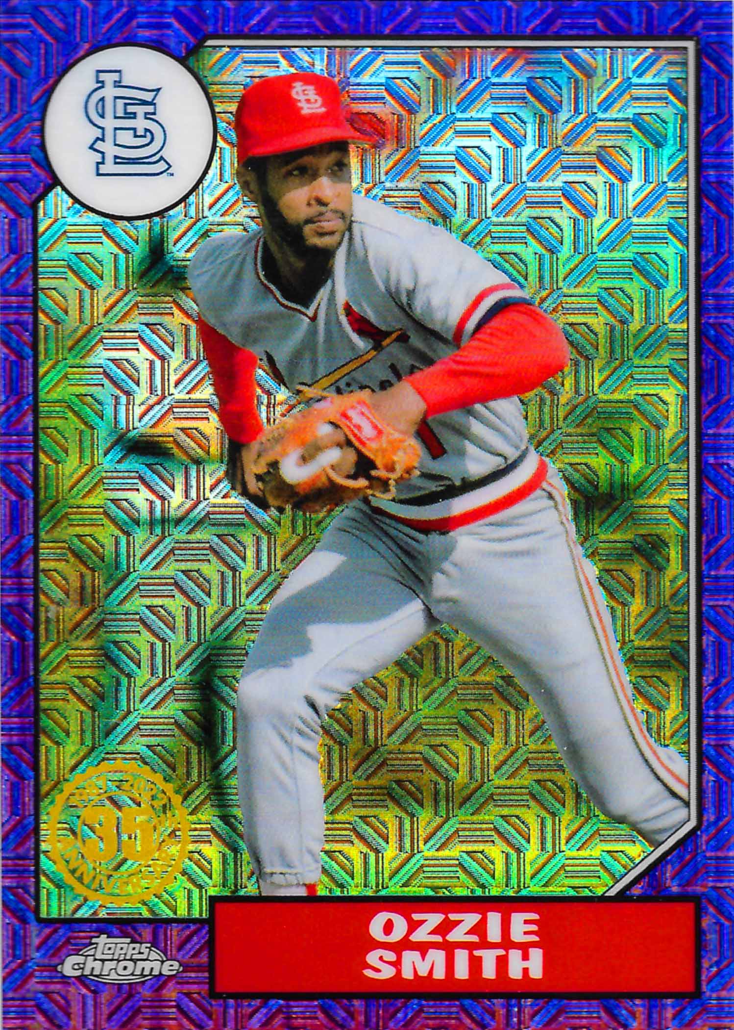 2022 Topps '87 Topps Silver Pack Chrome Purple Refractors
