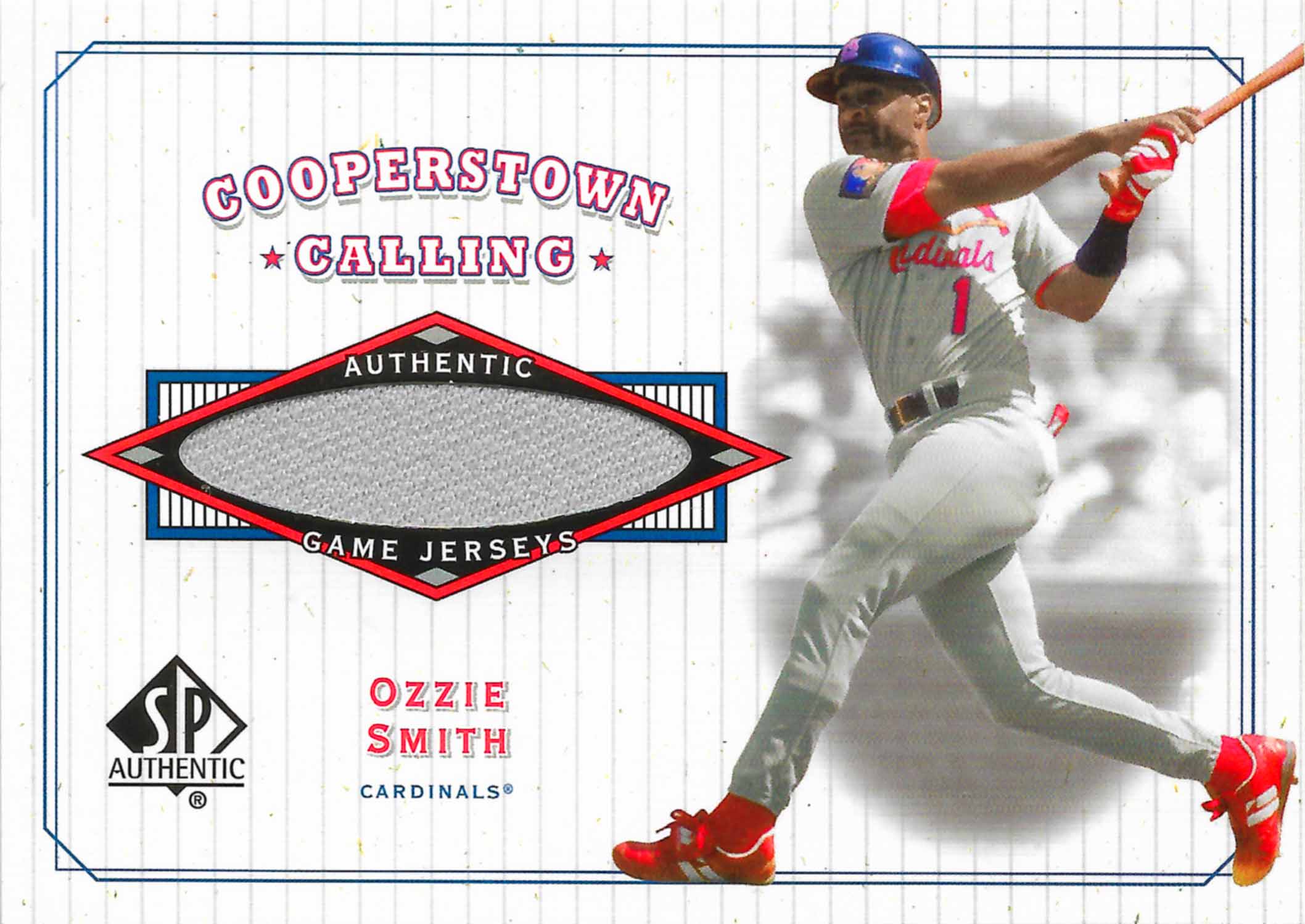 2001 SP Authentic Cooperstown Calling Game Jersey