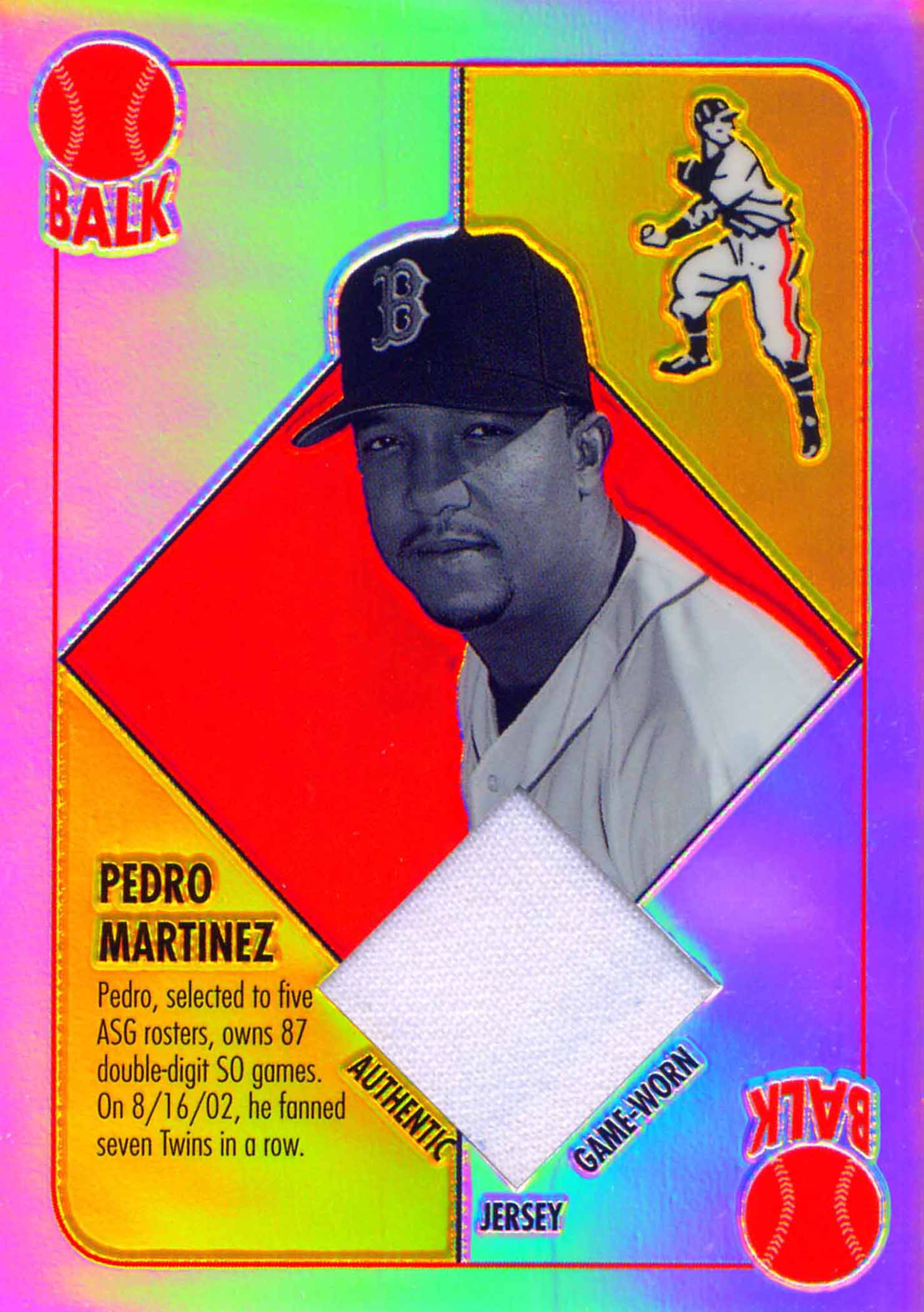 2003 Topps Chrome Red Backs Relics Jersey