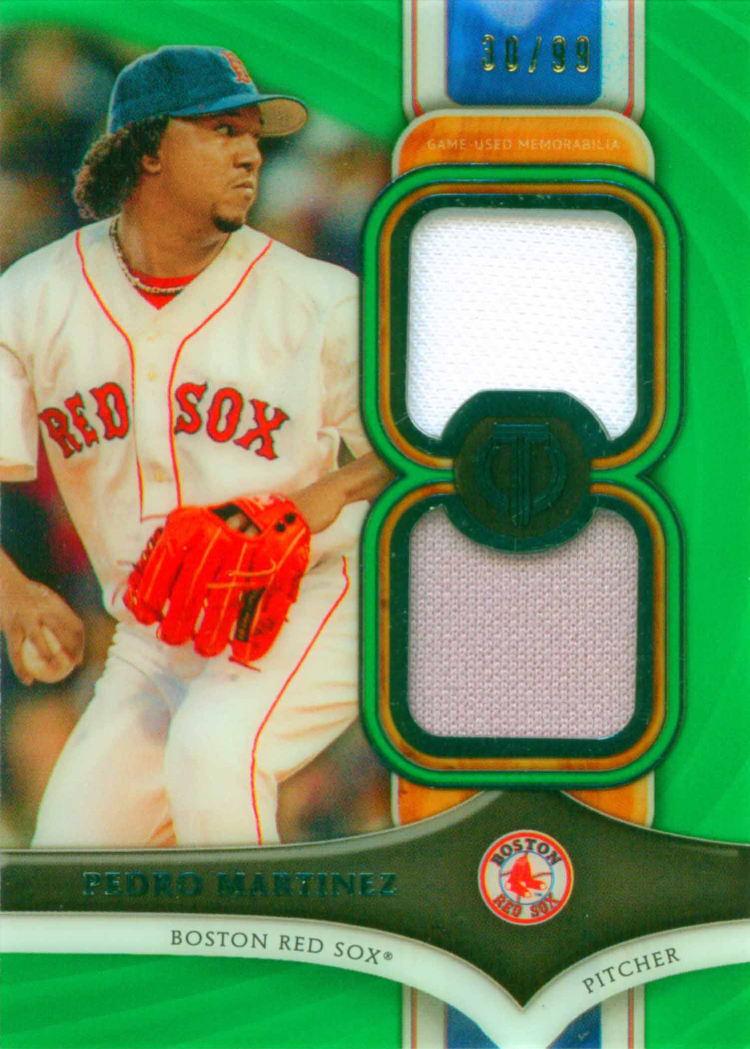 2018 Topps Tribute Dual Relics Green