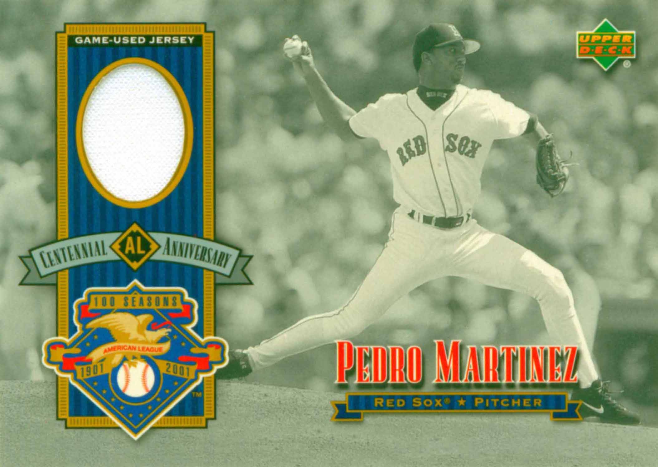 2002 Upper Deck AL Centennial Memorabilia Jersey