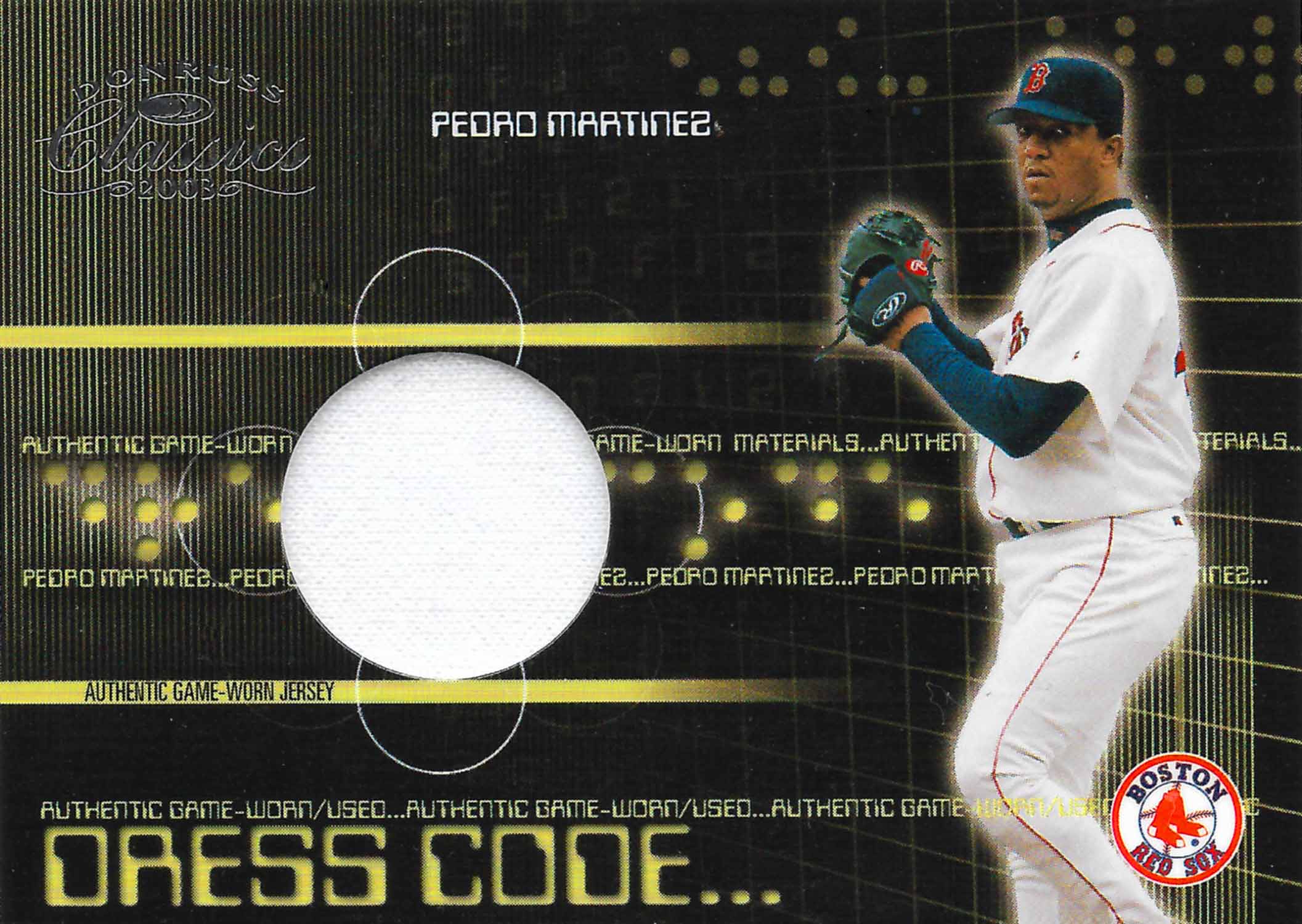 2003 Donruss Classics Dress Code Jersey