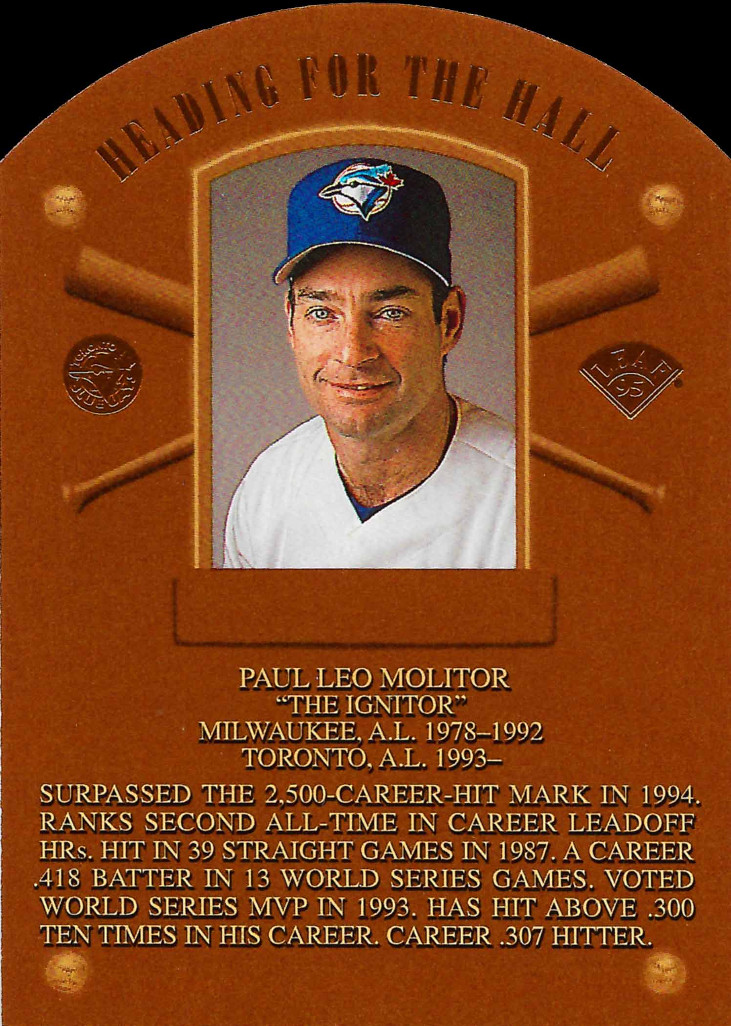 1995 Leaf Heading for the Hall