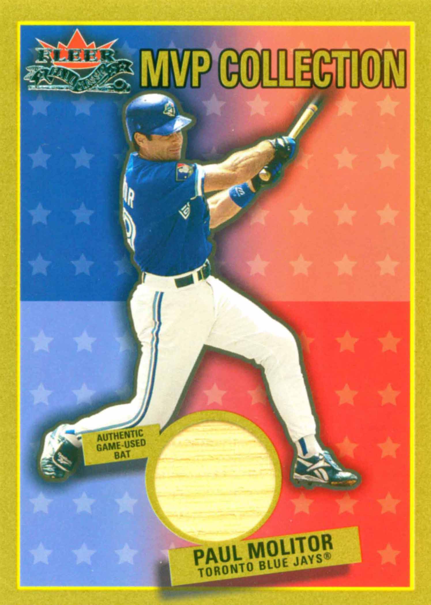 2002 Fleer Fall Classics MVP Collection Game Used Bat