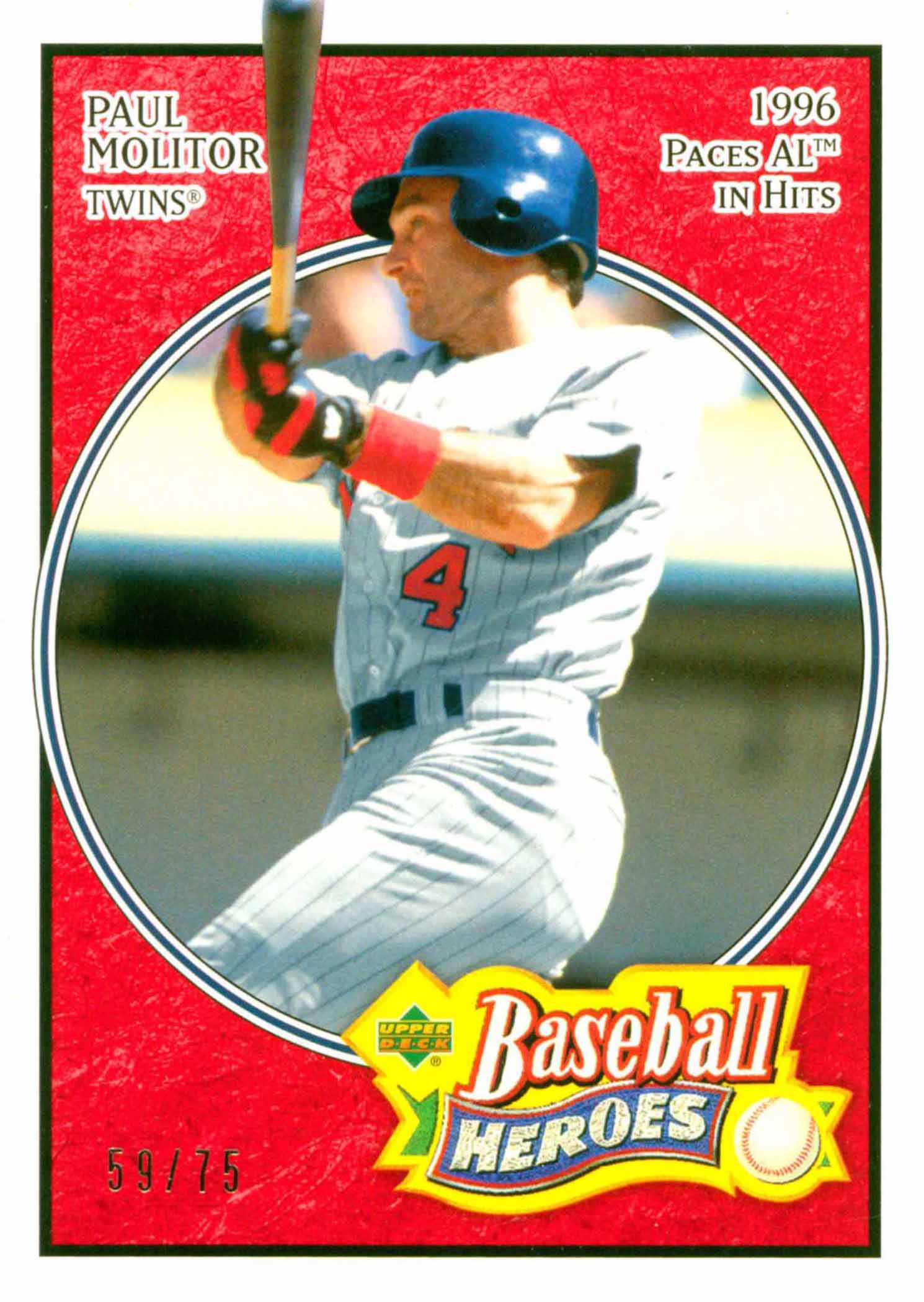 2005 Upper Deck Baseball Heroes Red