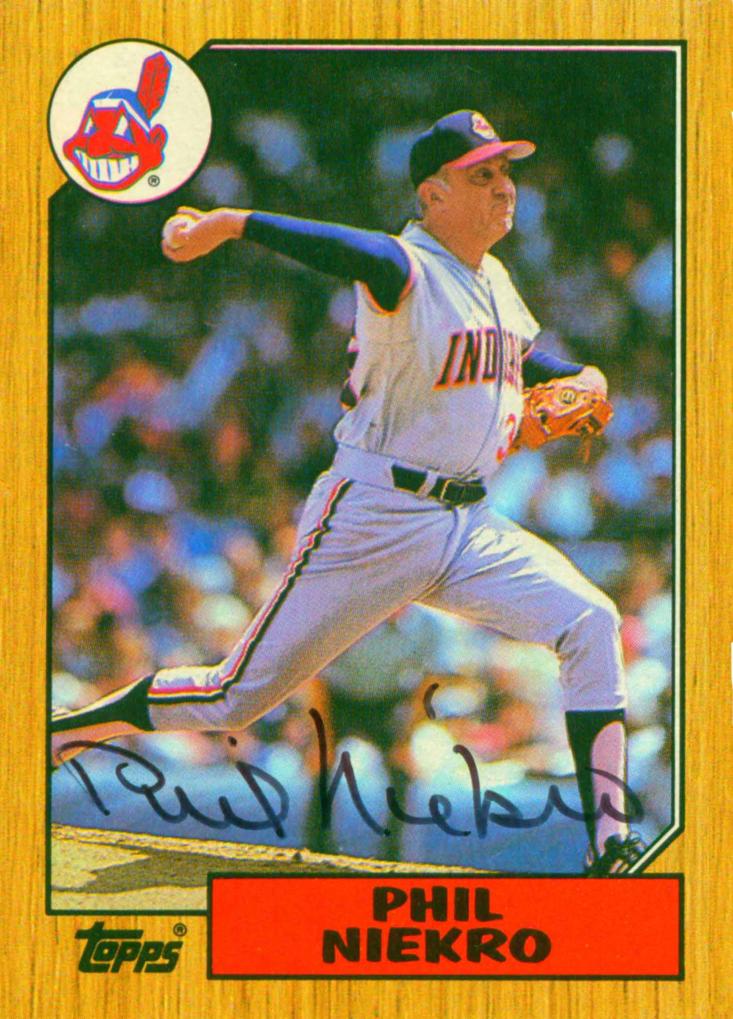 1987 Topps Autographed