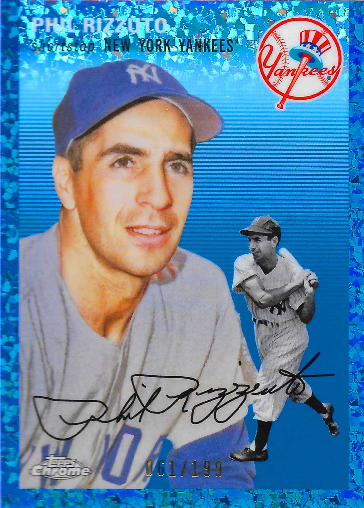 2023 Topps Chrome Platinum Anniversary Blue Mini-Diamond Refractors