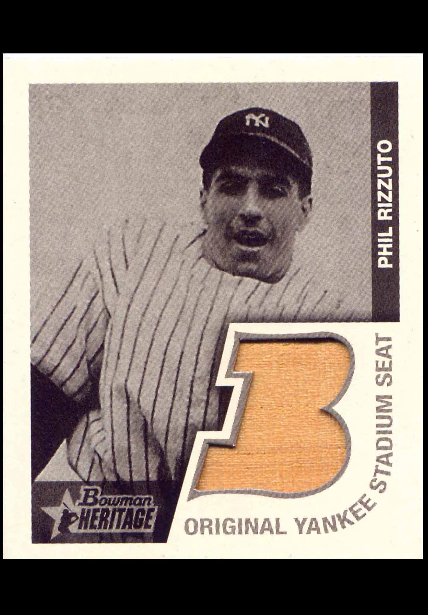 2001 Bowman Heritage '48 Reprints Relics Seat