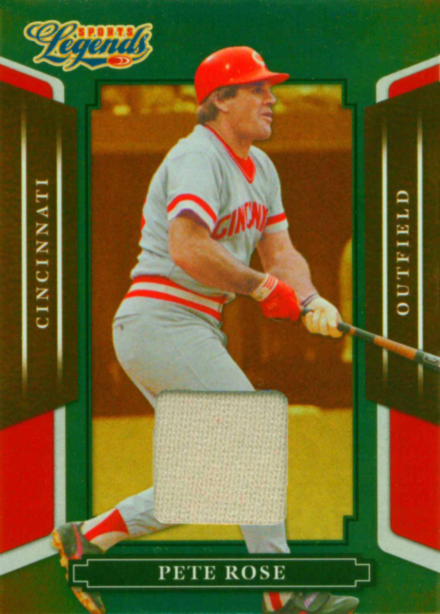 2008 Donruss Sports Legends Materials Mirror Red Jersey